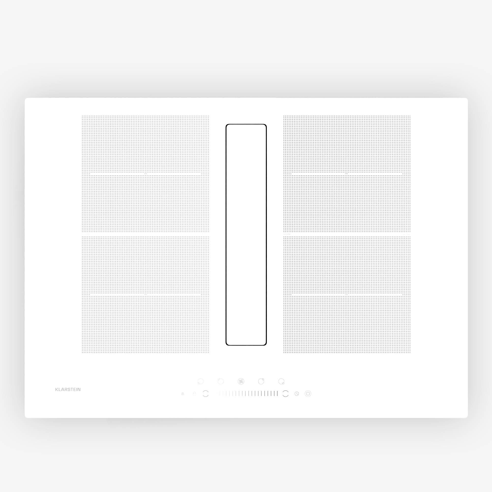 Klarstein Induktions-Kochfeld DualTone CGCH3-Chef-Fus-72WH, Kochfeld Induktion