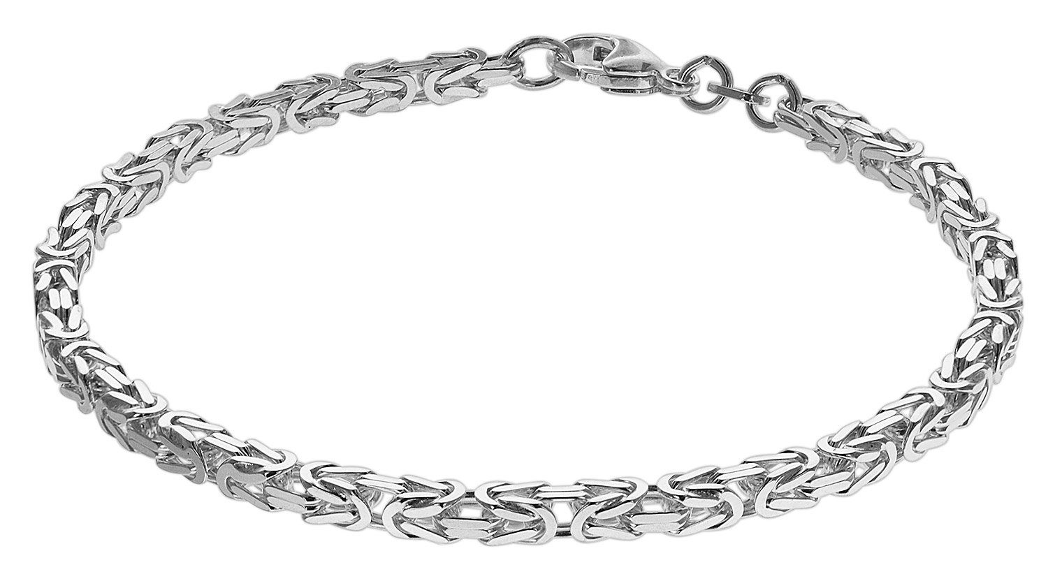trendor Gliederarmband Königskette Sterlingsilber 925 Stärke