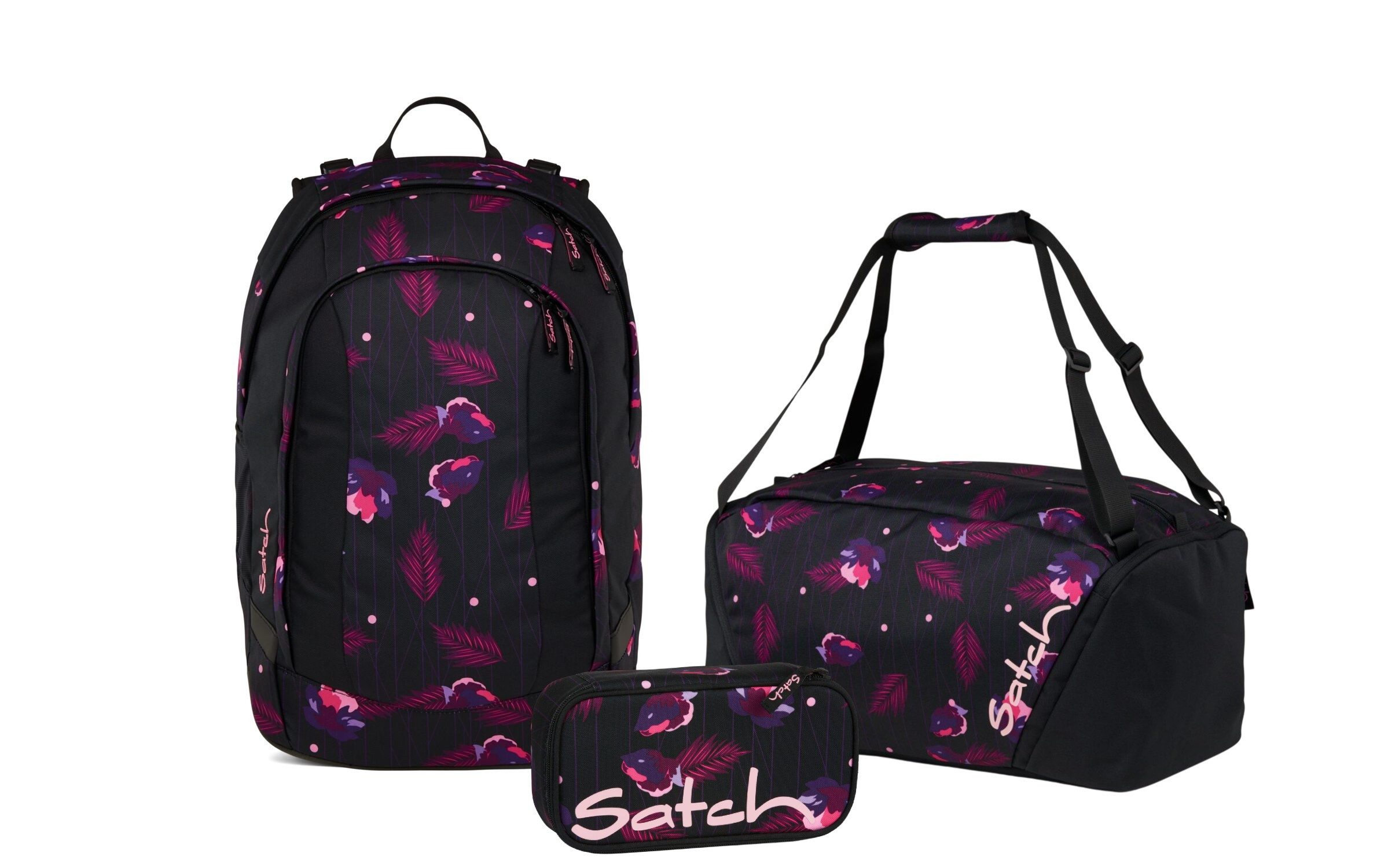 Satch Schulranzen Schulrucksack-Set AIR Mystic Nights