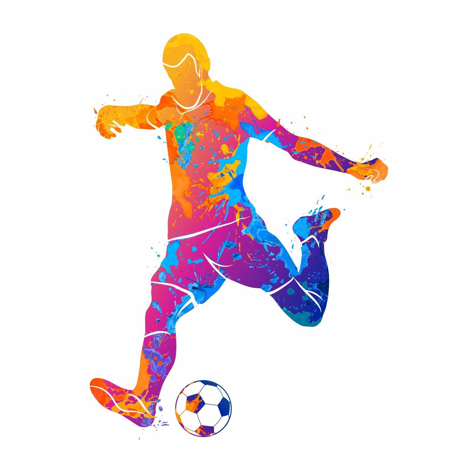 nikima Wandtattoo 111 Wandtattoo Fußball Spieler