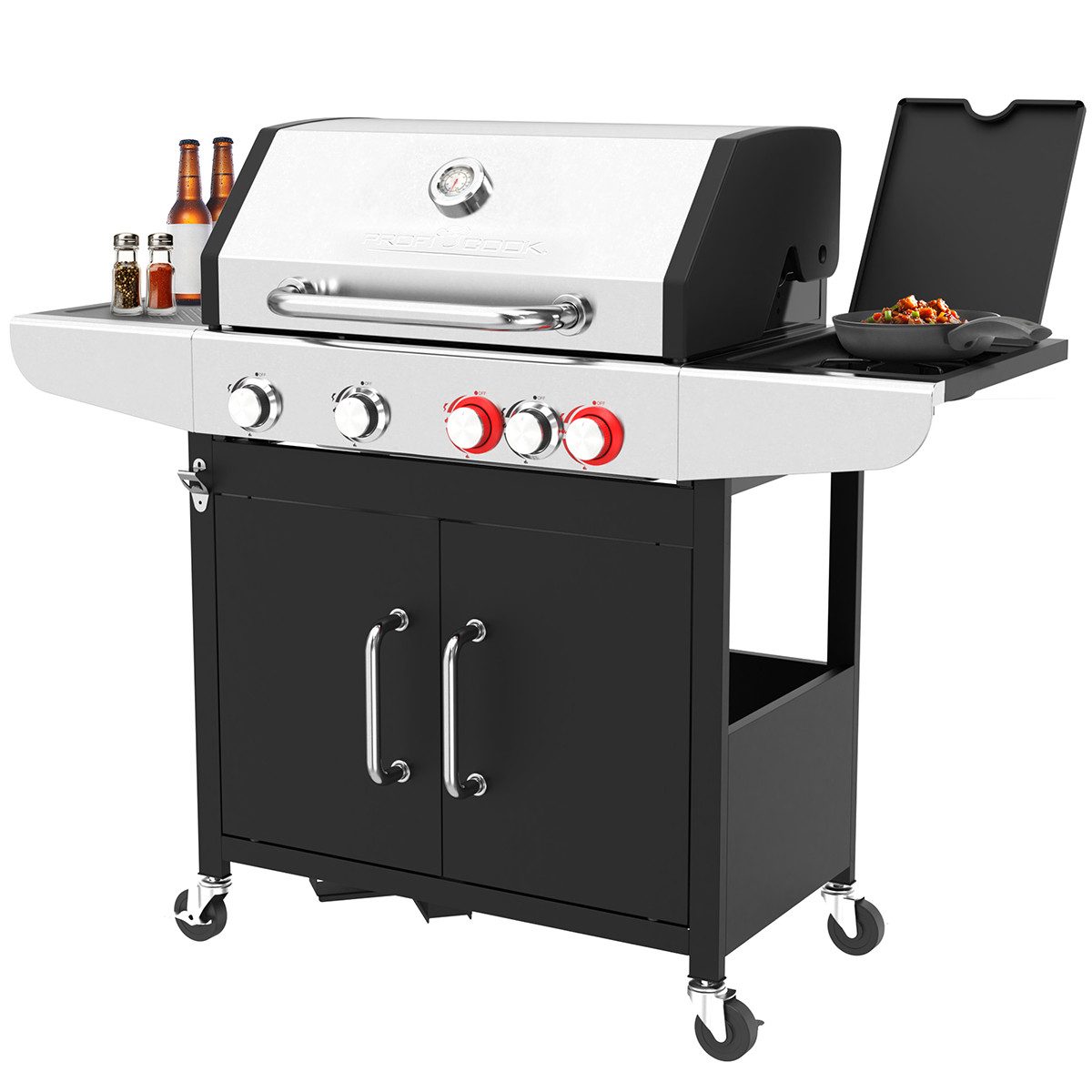 ProfiCook Gasgrill PC-GG 1312, Gasgrill bis