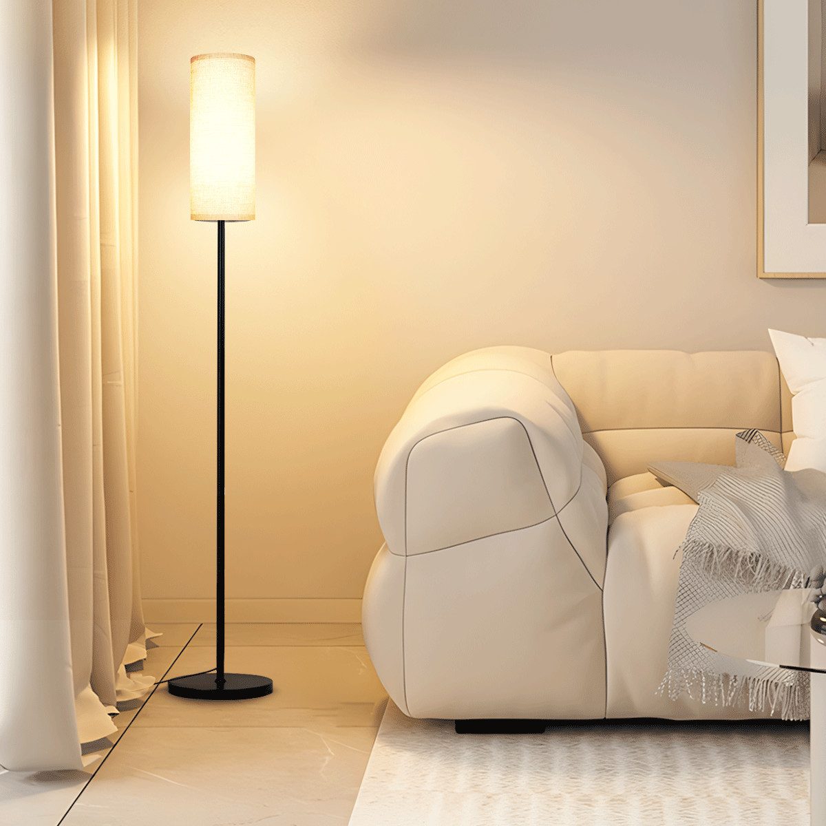 Simloveve Stehlampe 12W Dimmbar LED Stehlampe