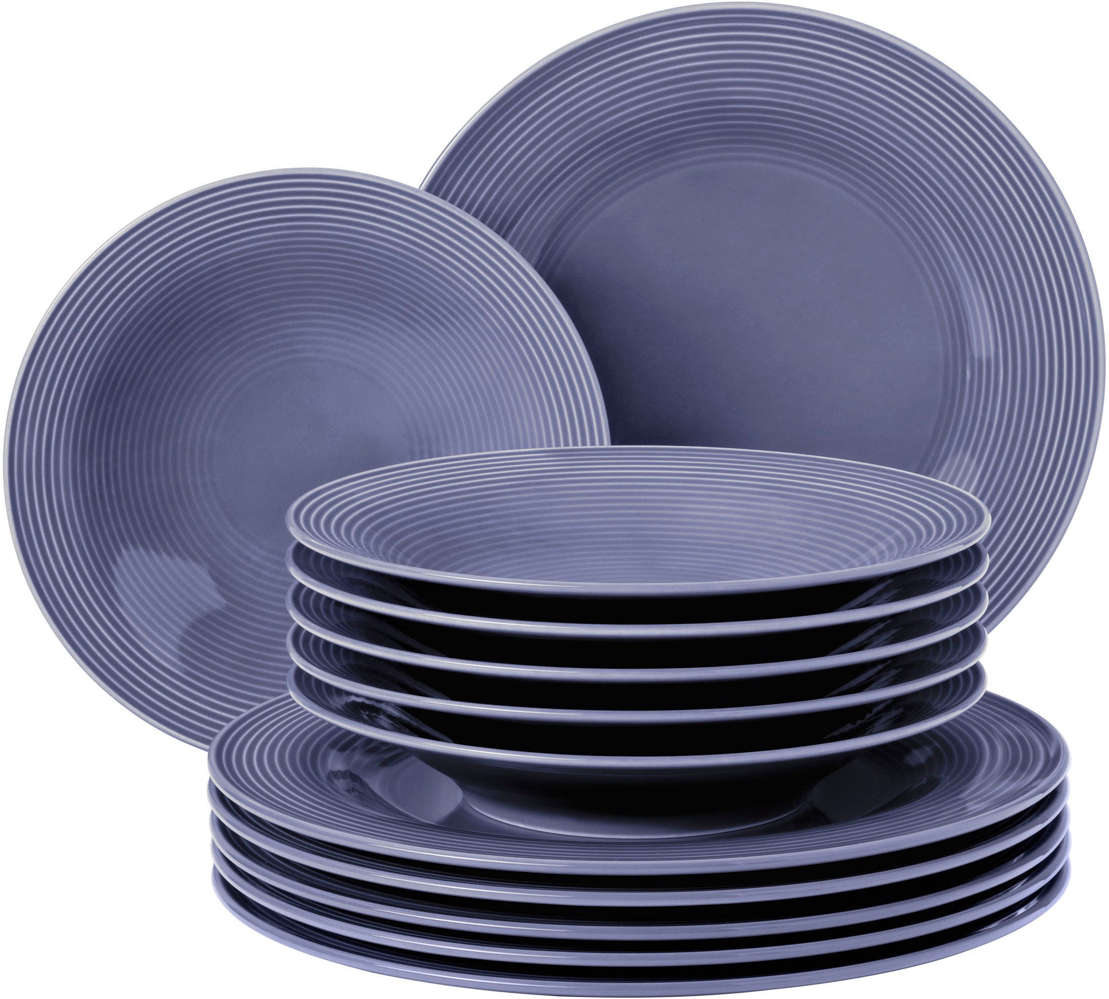 Seltmann Weiden Tafelservice Geschirr-Set, 12 Teile,