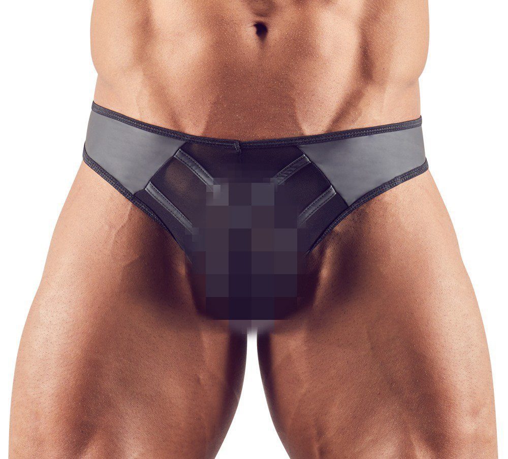 Svenjoyment Tanga Wetlook Herren Tanga transparent