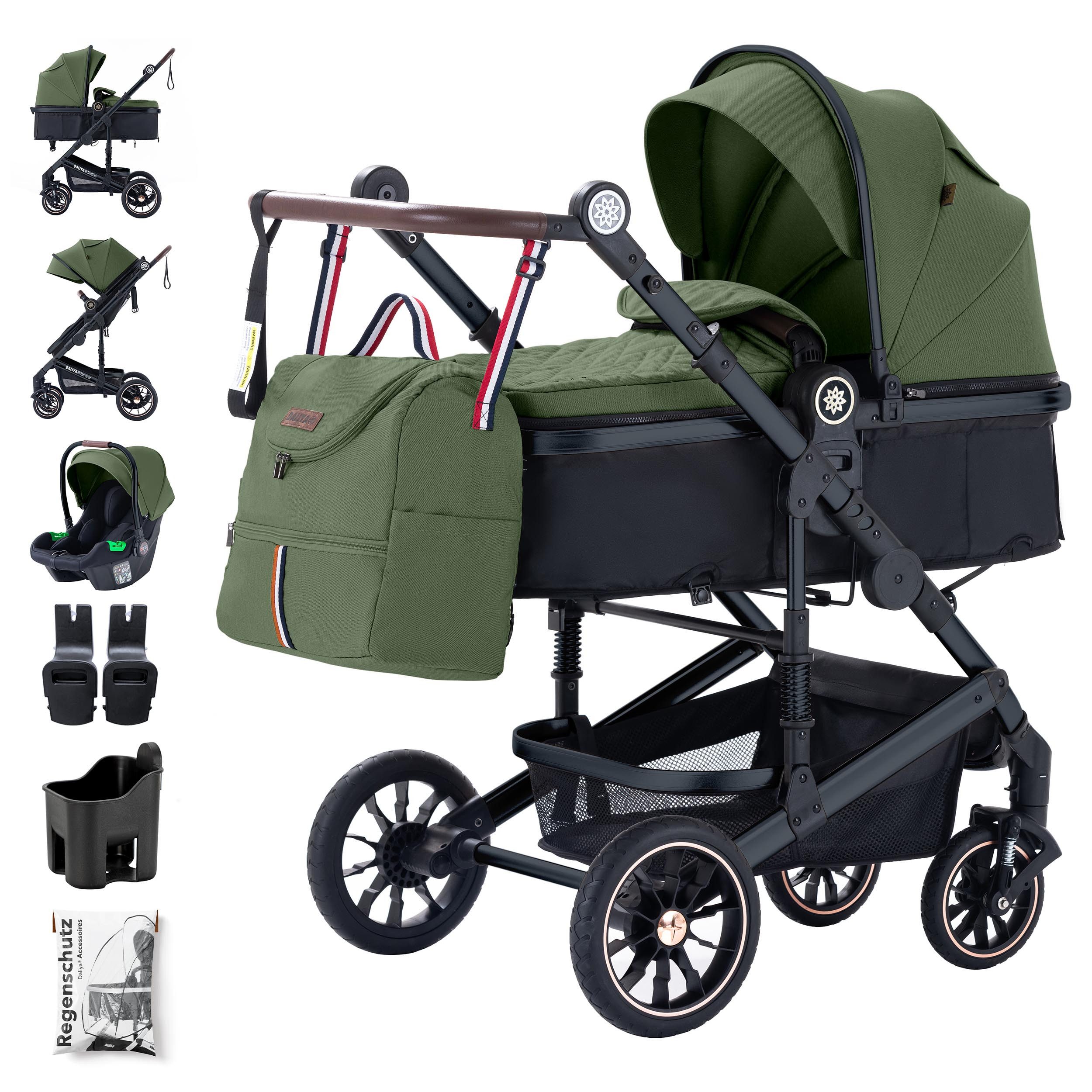 Daliya® Kombi-Kinderwagen NEOMOVE 3in1 Kinderwagen mit