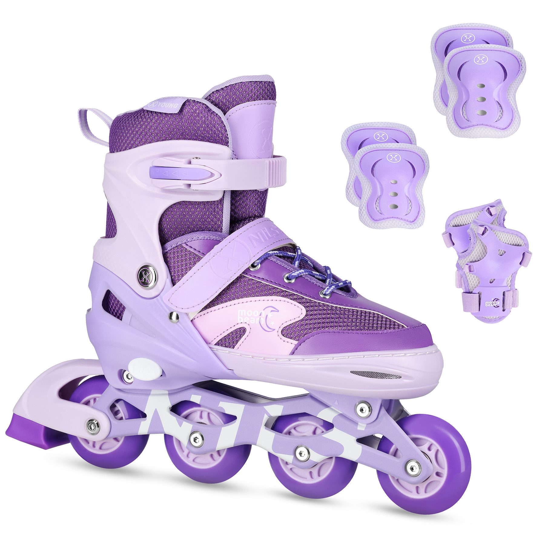 NILS EXTREME Inlineskates Inliner Moonbeam Skates