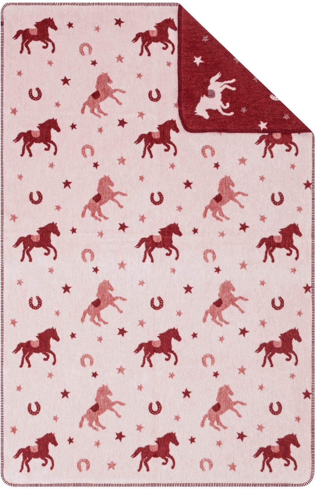 Kinderdecke Kuscheldecke s.Oliver Junior Pferde, s.Oliver,