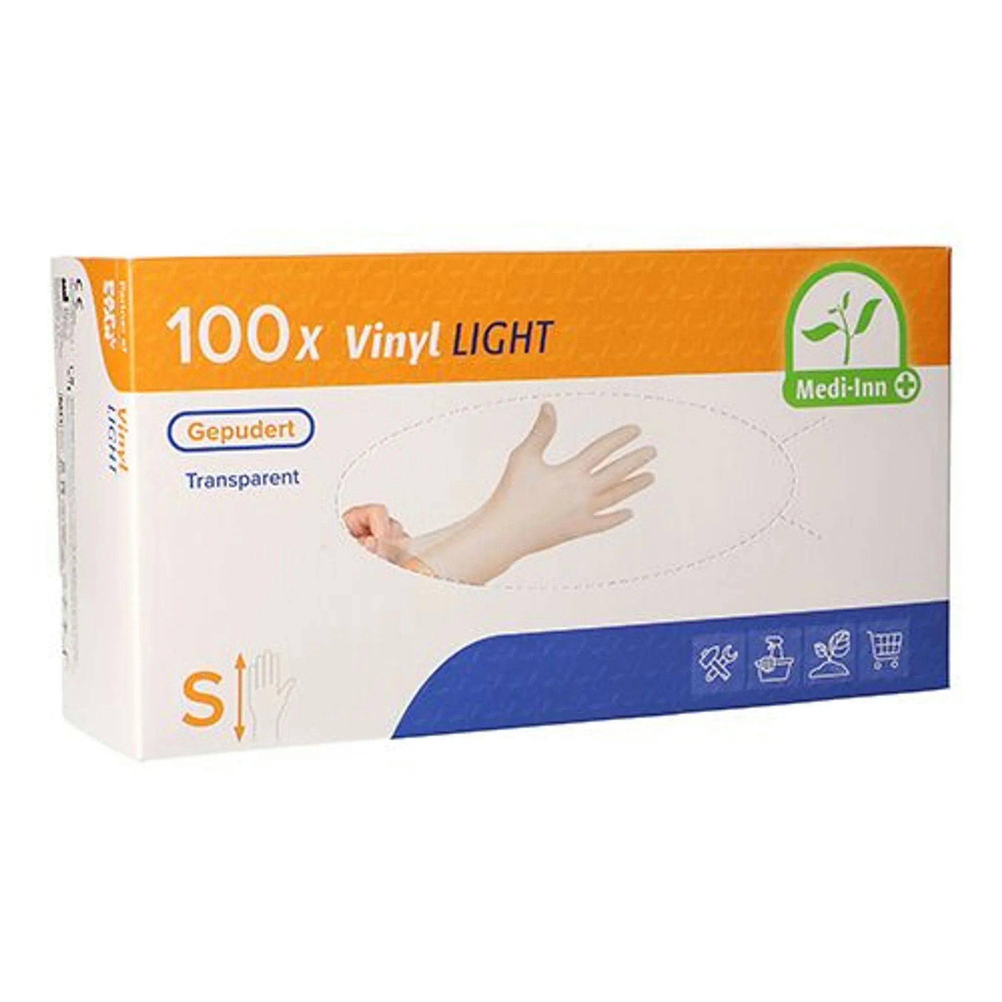 Medi-Inn Einweghandschuhe Vinyl Light Einmalhandschuhe gepudert