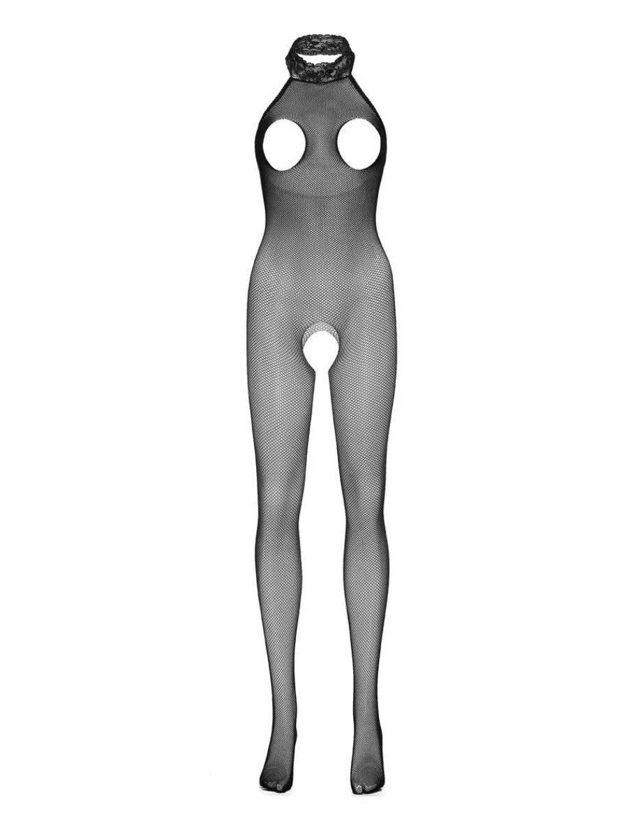 Elegant Love Bodystocking-Ouvert Sexy Catsuit, Reizwäsche