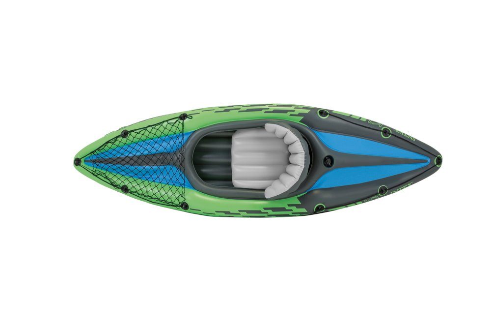 Intex Schlauchboot Kajak K1 Alu-Paddel Pumpe