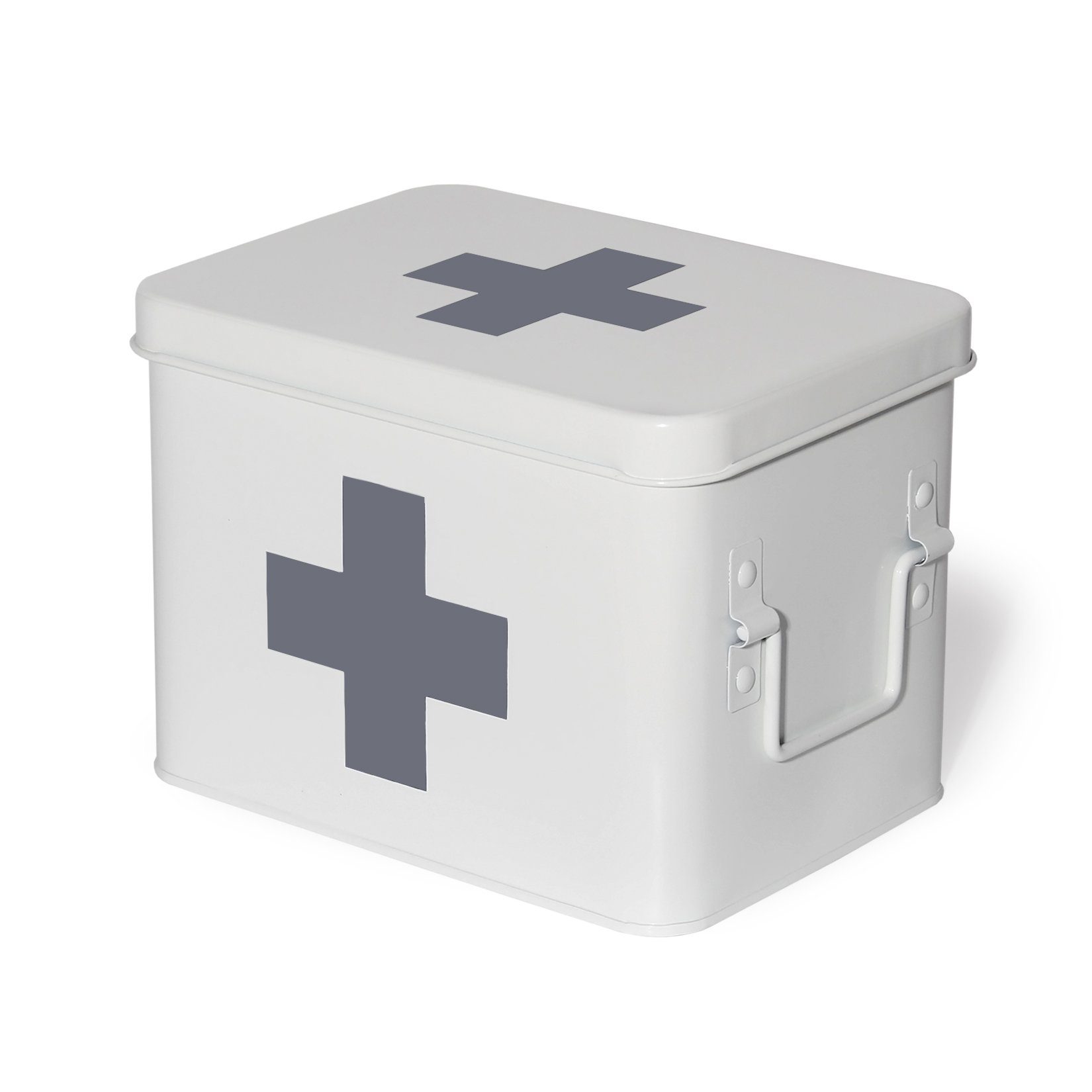 Zedelmaier Vorratsdose Medikamentenbox,Medizin Box Metall,Erste Hilfe