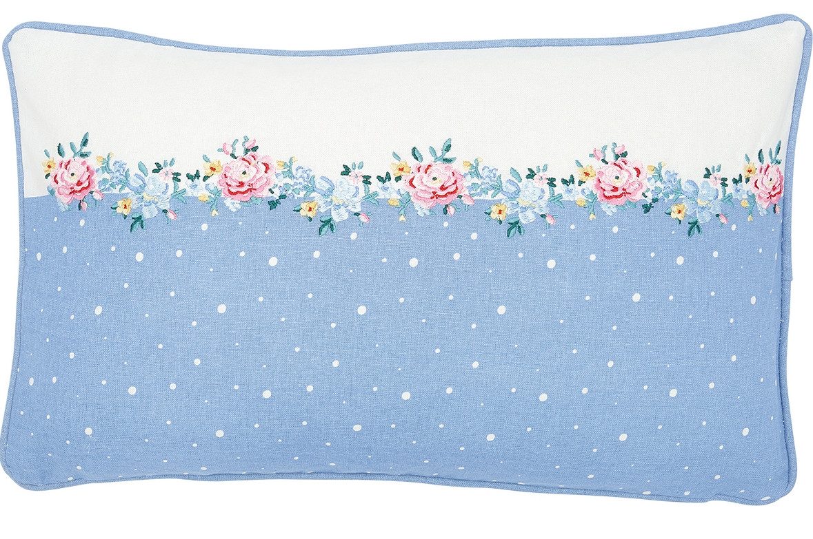 Greengate Kissenhülle Laura Kissenhülle dusty blue