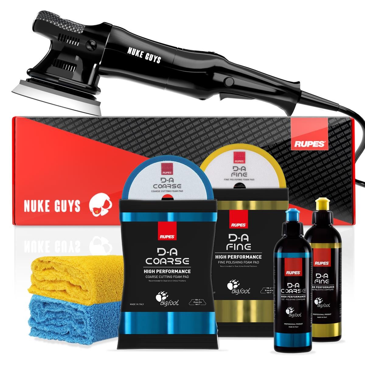 RUPES Exzenter Poliermaschine Auto Set LHR15ES