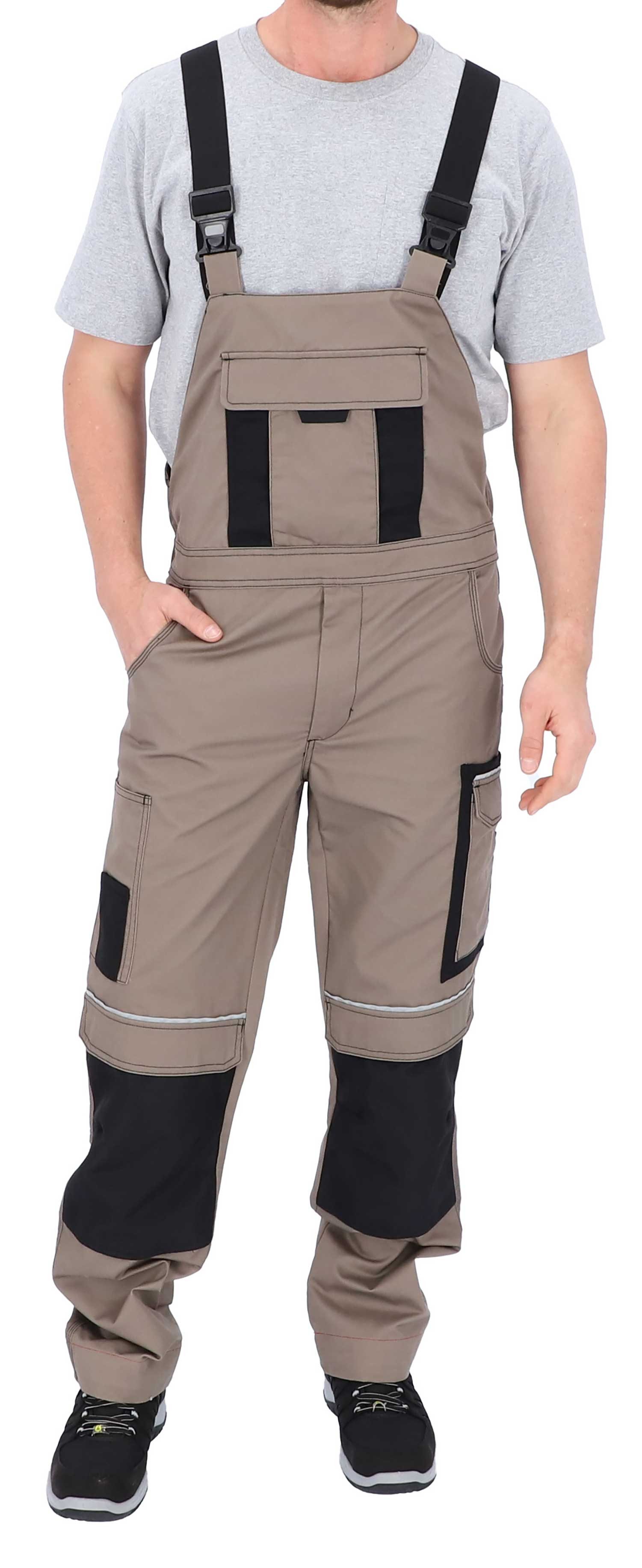 ELIWORX Arbeitslatzhose Stretch Einsatz bequeme robuste