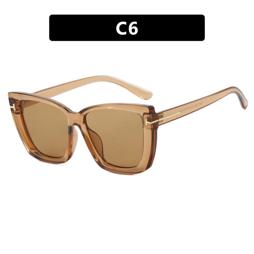 Blusmart Sonnenbrille Damen-Sonnenbrillen (Blockiert UV-Strahlen, quadratischer