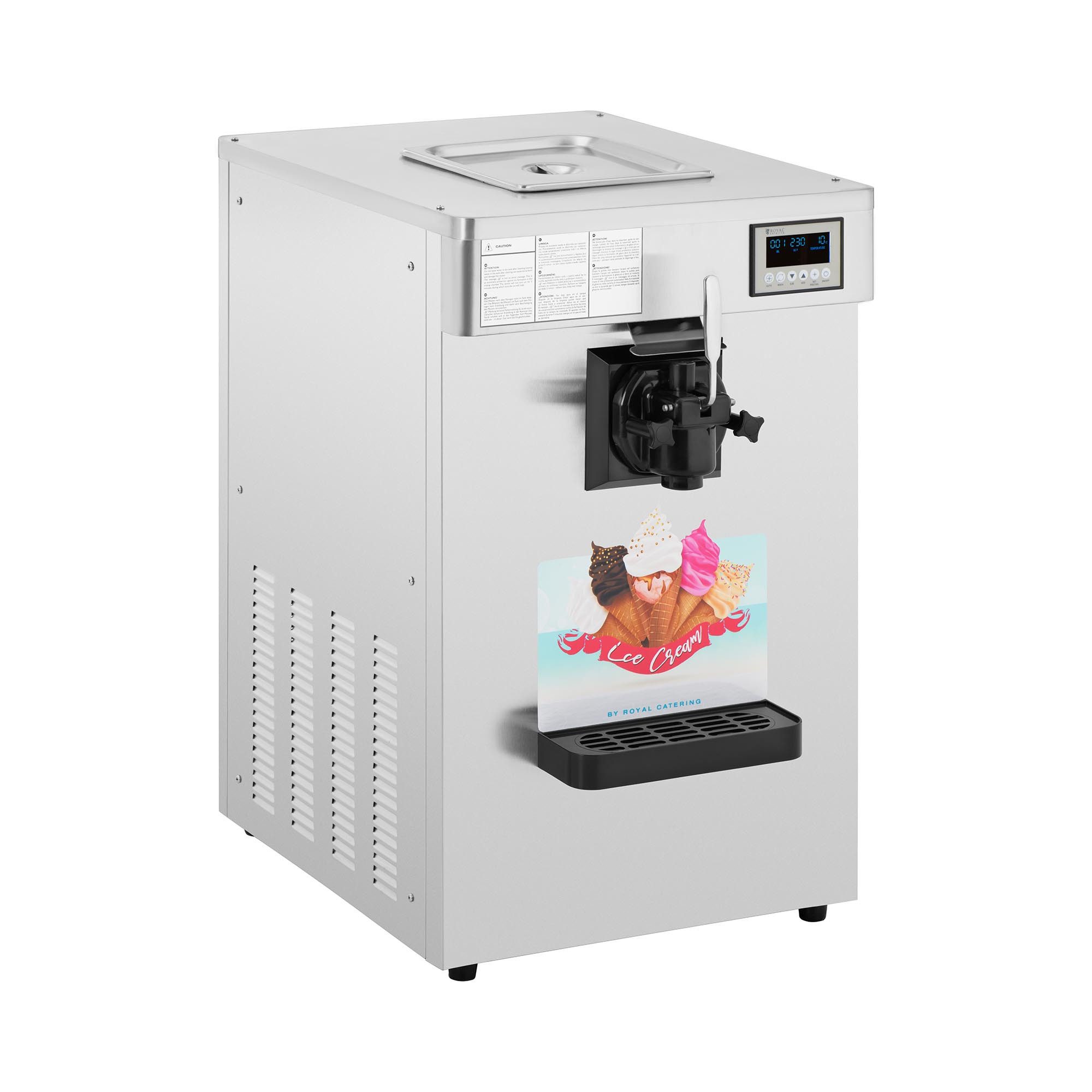 Royal Catering Eismaschine 18 l/h Softeismaschine