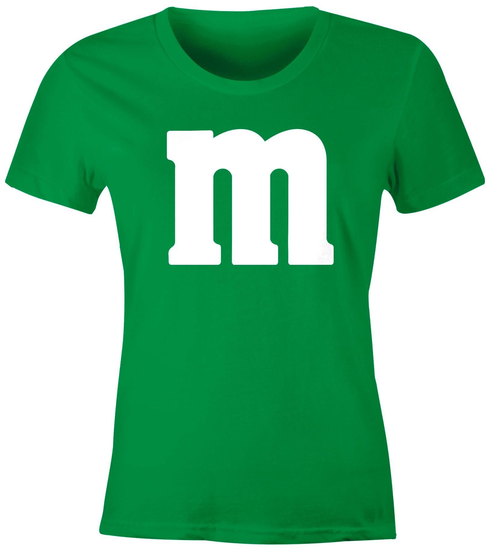Print-Shirt Damen T-Shirt Gruppen-Kostüm M Aufdruck
