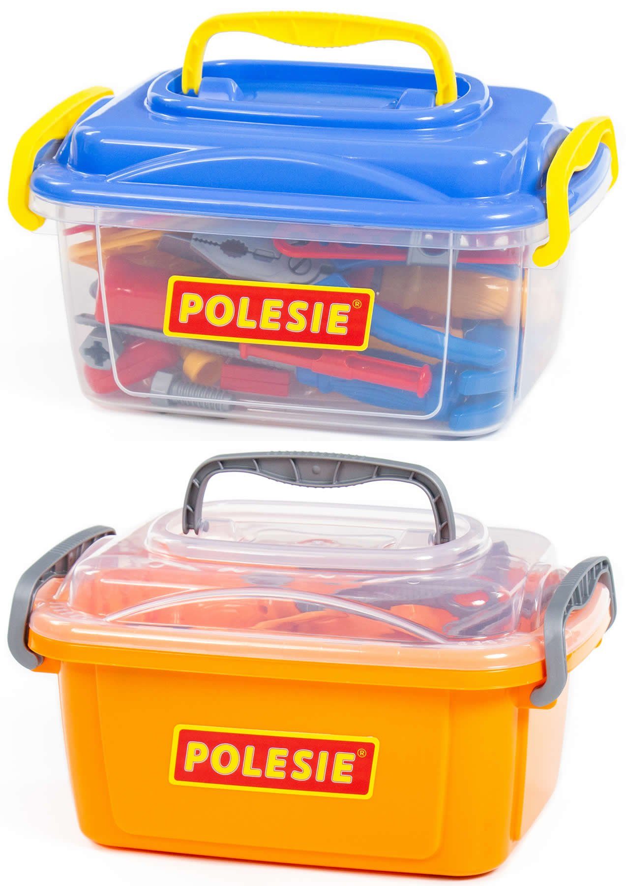 Polesie Kinder-Werkzeug-Set Werkzeugbox 57-tlg Werkzeug Nr.