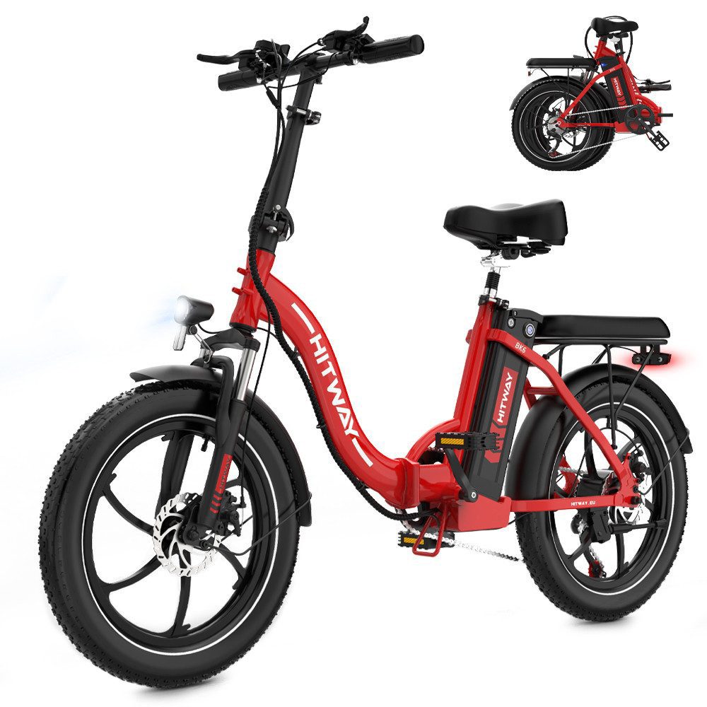 HITWAY E-Bike Klapprad 20*3 Zoll Elektrofahrrad