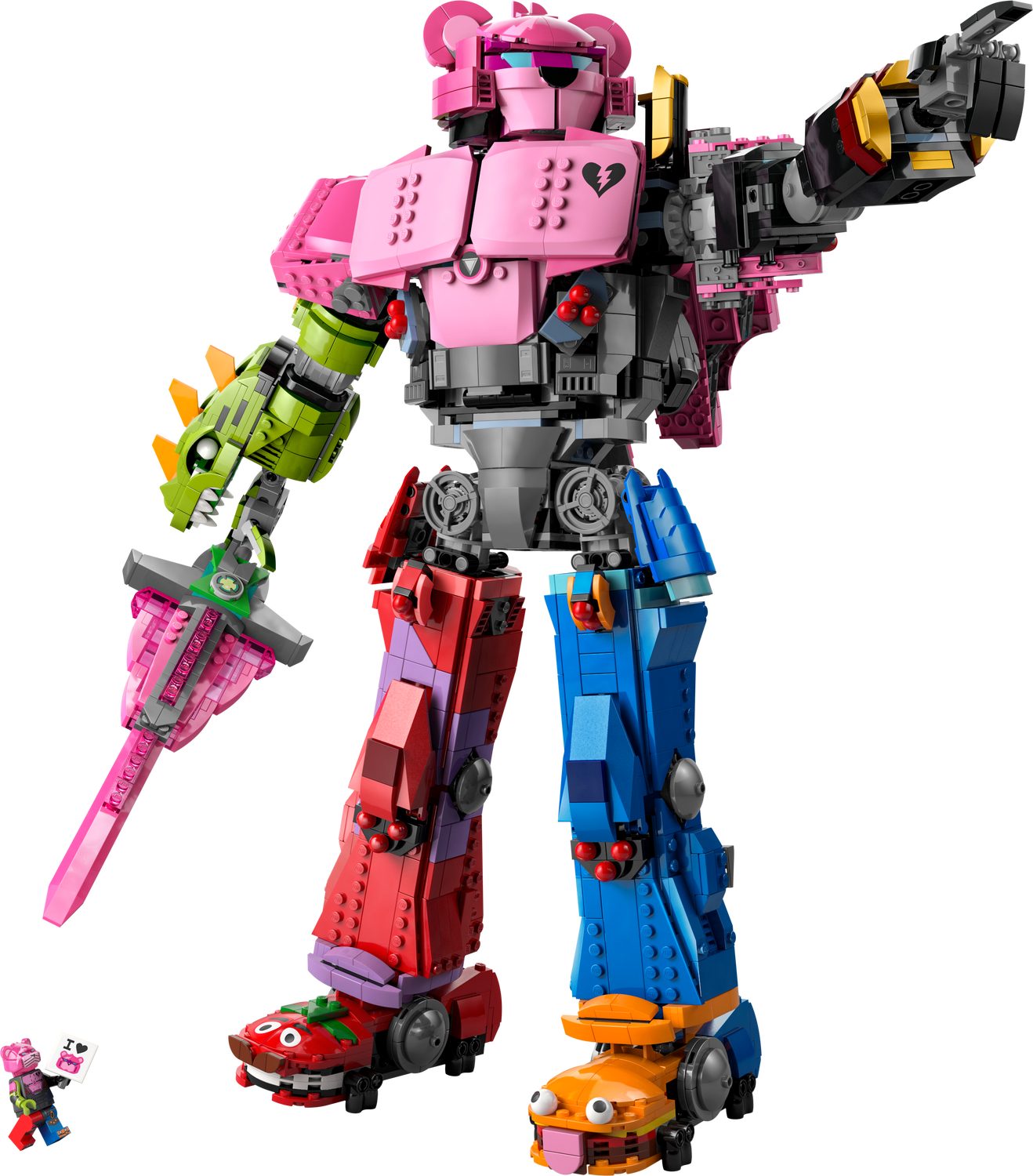 LEGO® Fortnite 77078 Mecha-Anführer Spielbausteine, (Set,