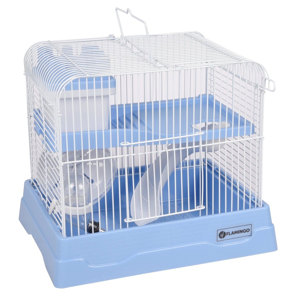 Flamingo Kleintierkäfig Hamsterkäfig Dinky blau
