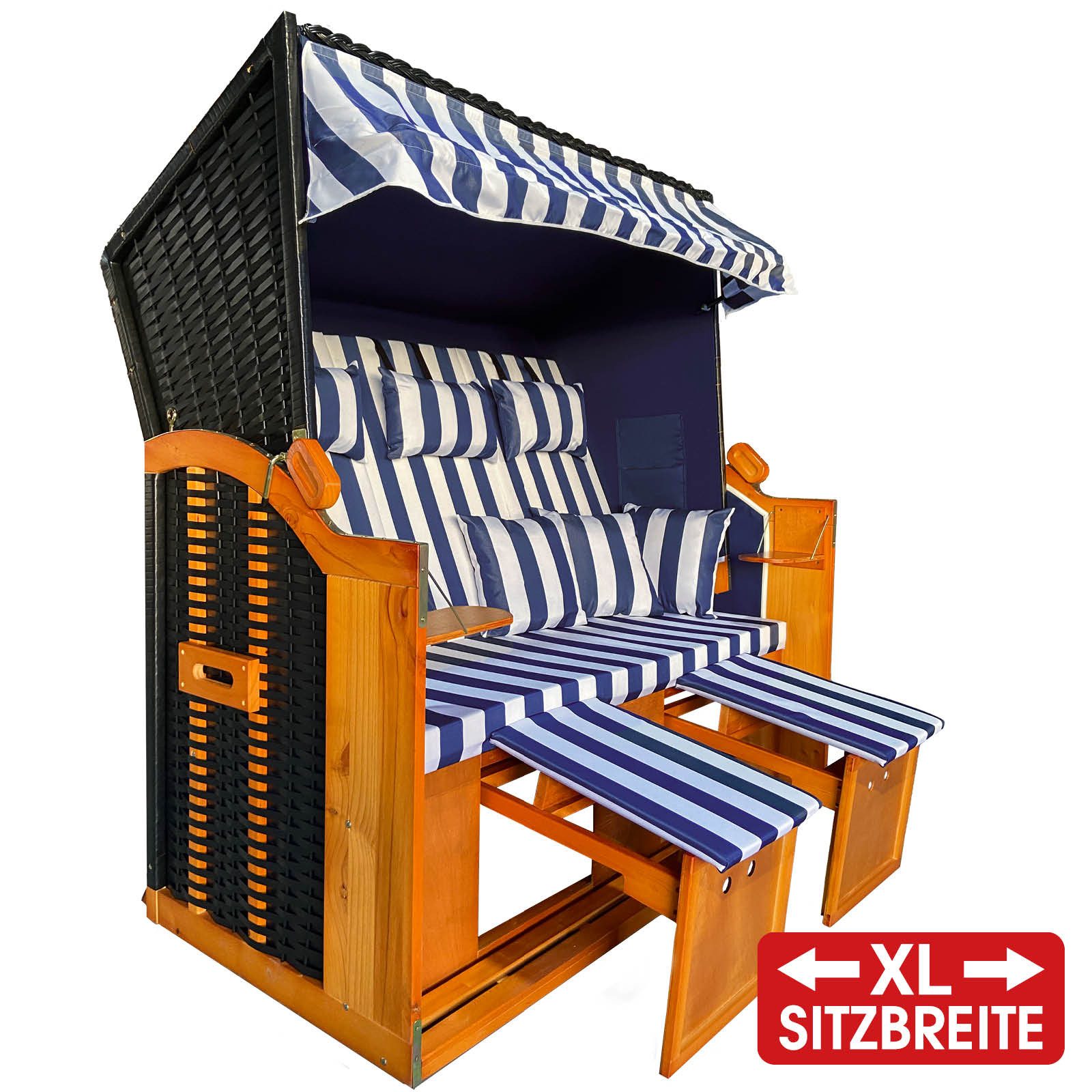 BRAST Strandkorb 3-Sitzer XL für 2-3
