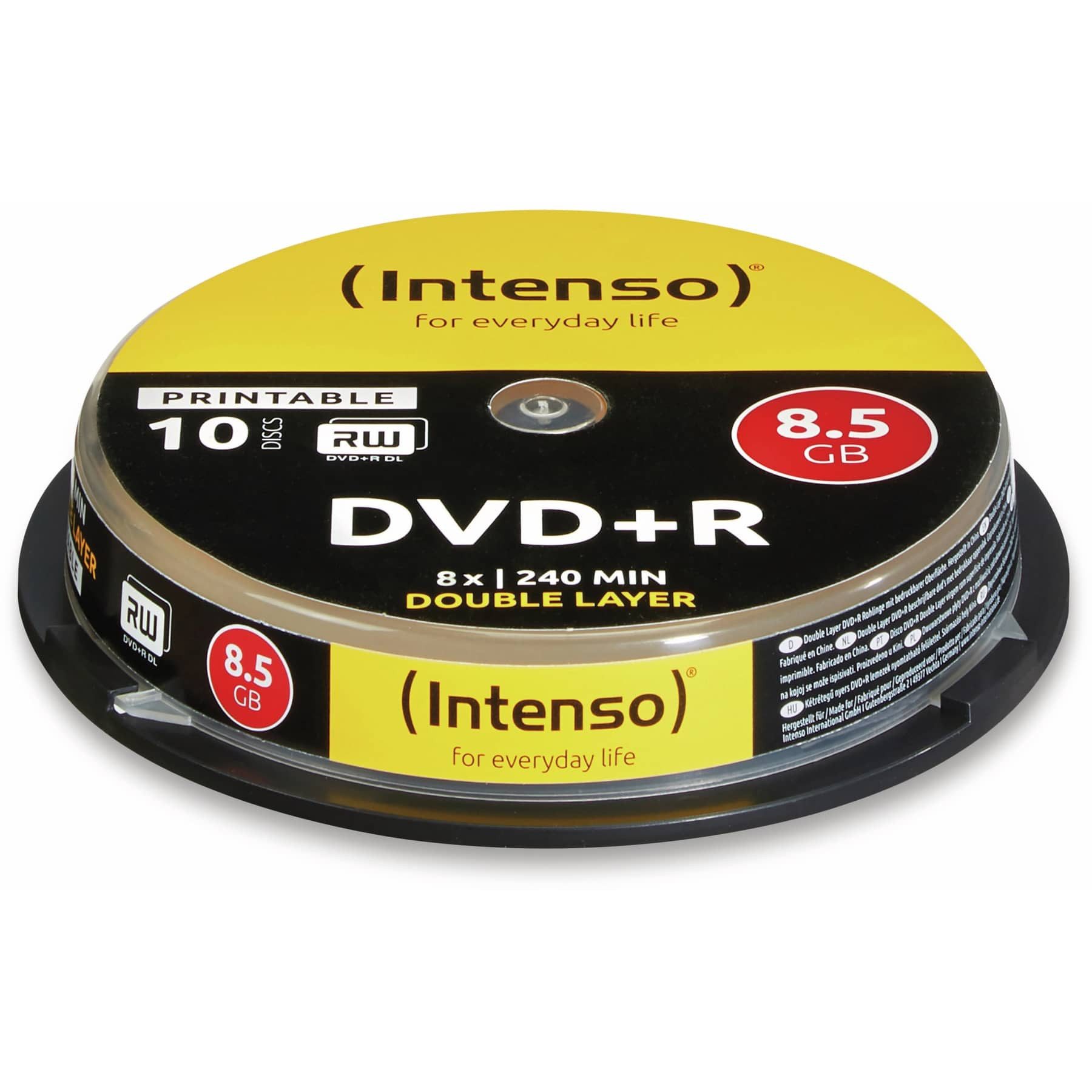 Intenso DVD-Rohling INTENSO DVD+R Spindel (Doublelayer