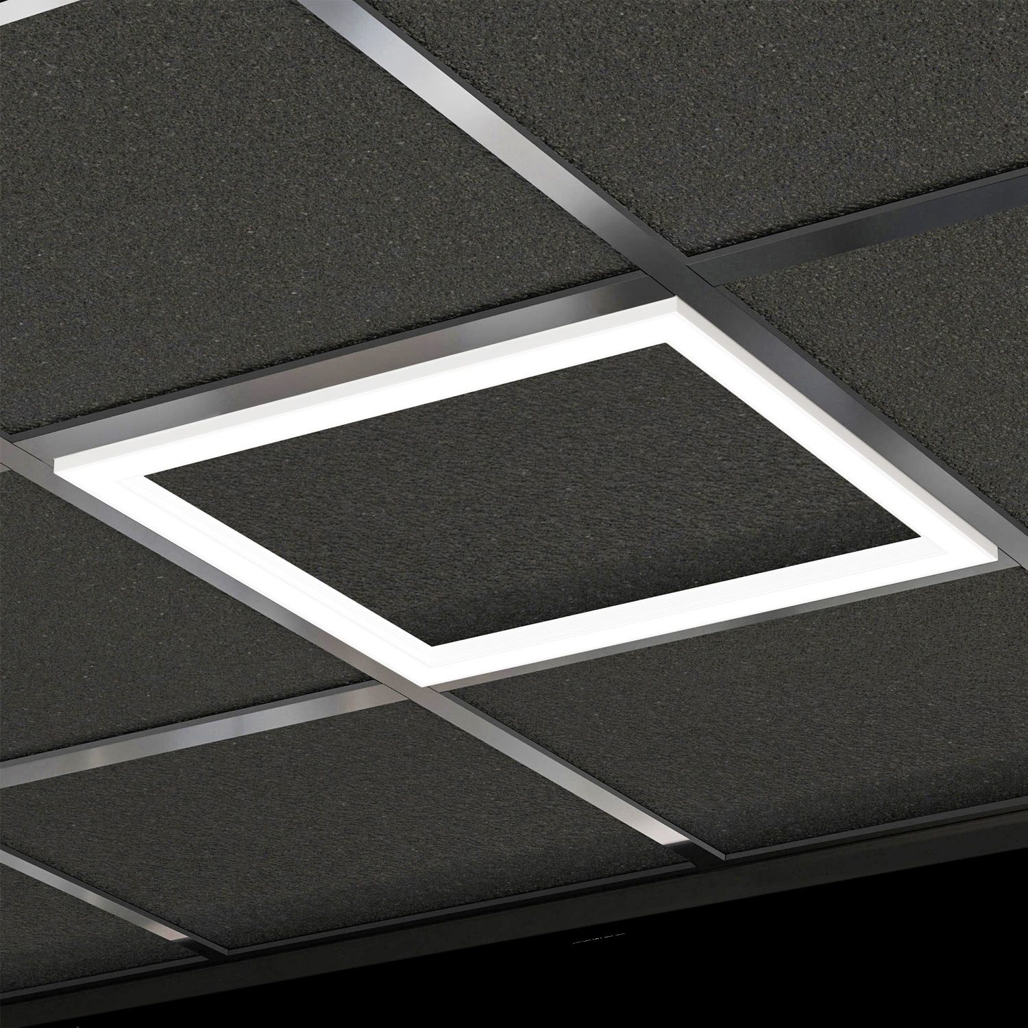 Lecom LED Panel 62x62 LED-Rahmen-Panel Led