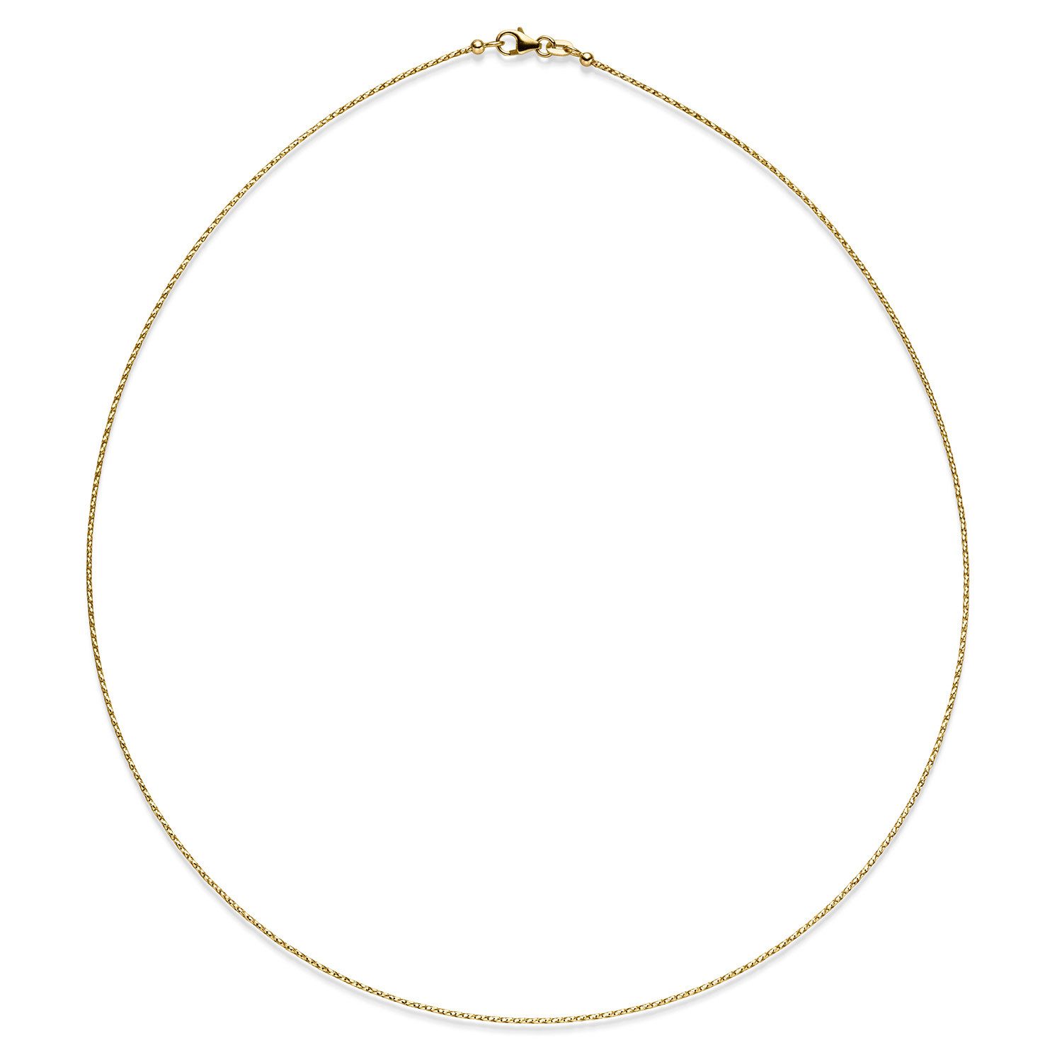 HOPLO Goldkette Goldkette Halskette Omegareif 0,75mm