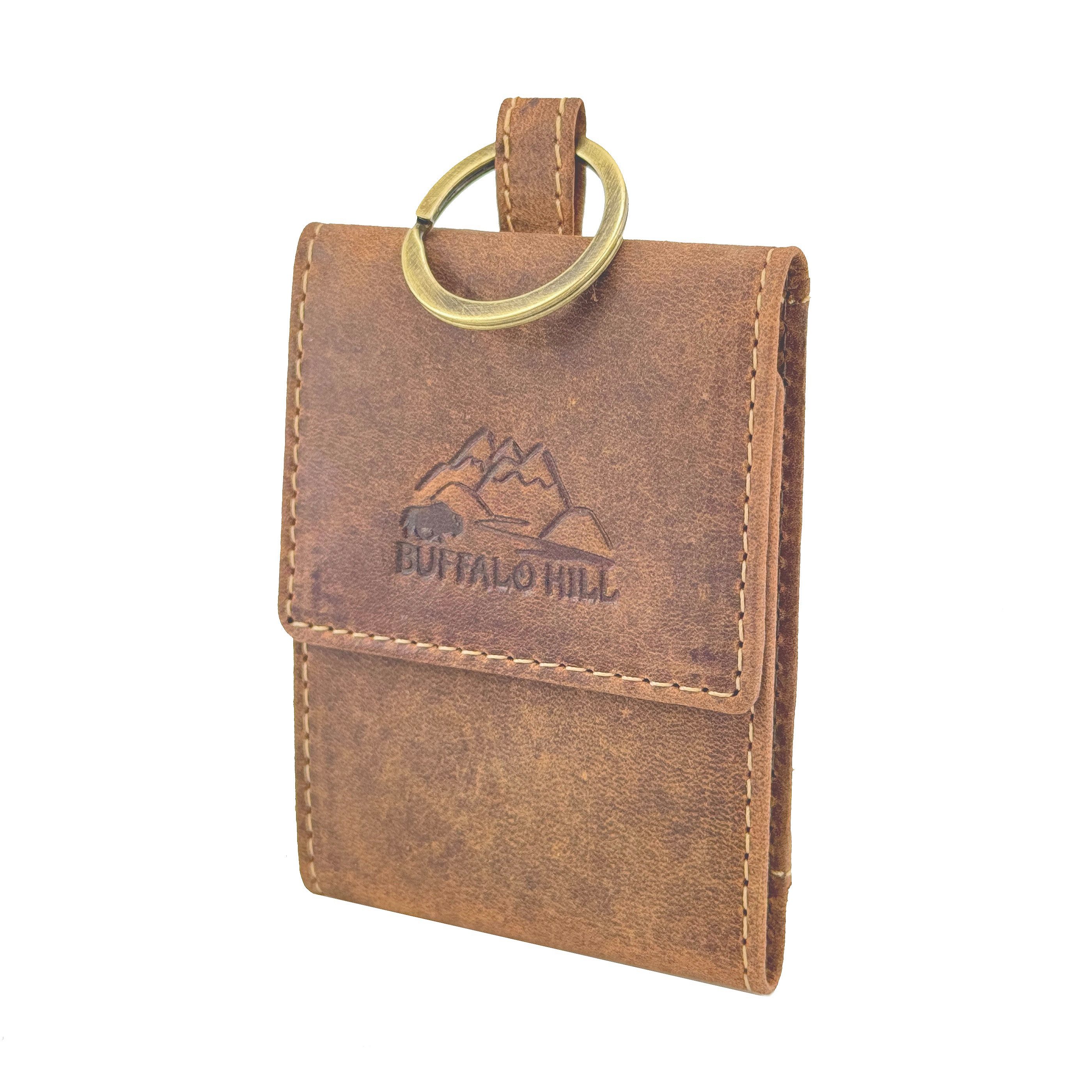 Buffalo Hill Mini Geldbörse Büffelleder Portemonnaie
