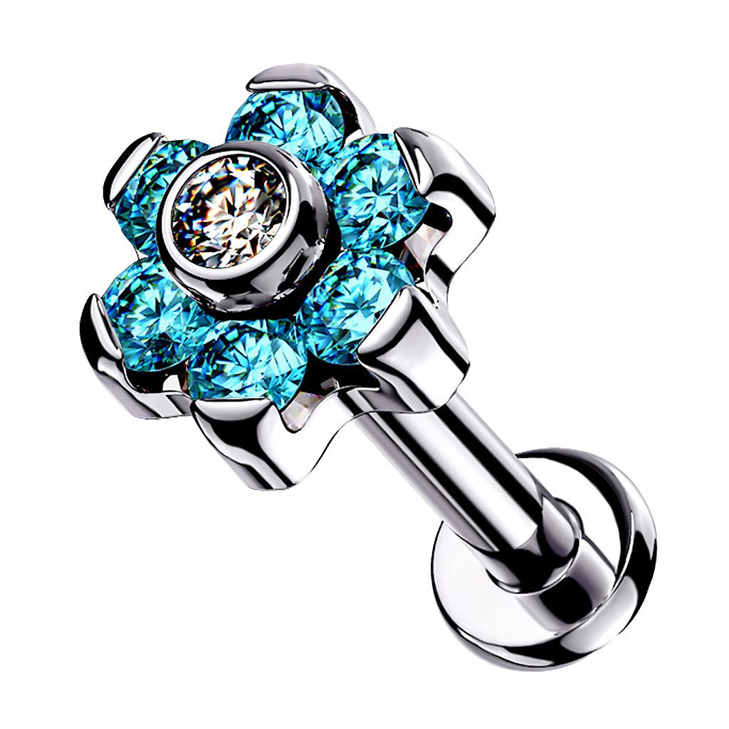 Taffstyle Piercing-Set Titan Tragus Lippen Piercing