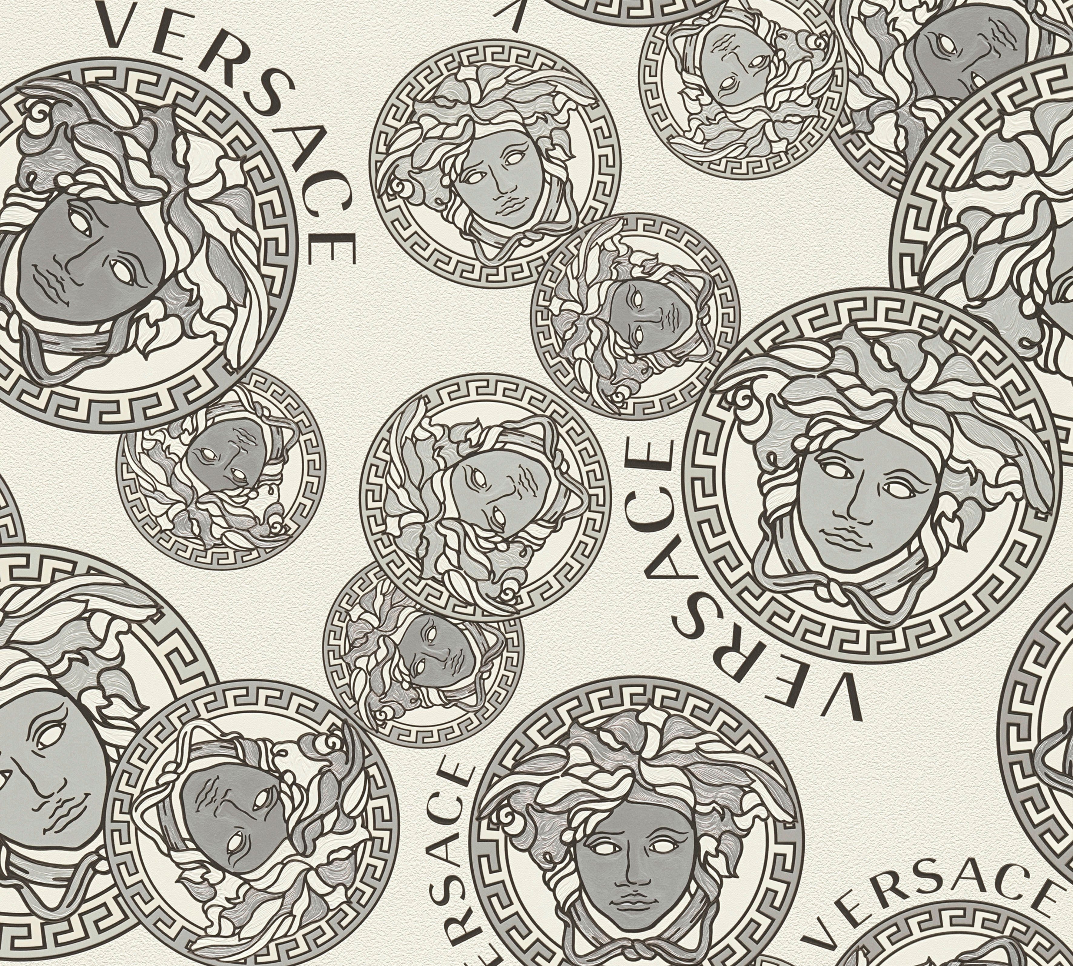 Versace Vliestapete Wallpaper Versace 5 Medusakopf,
