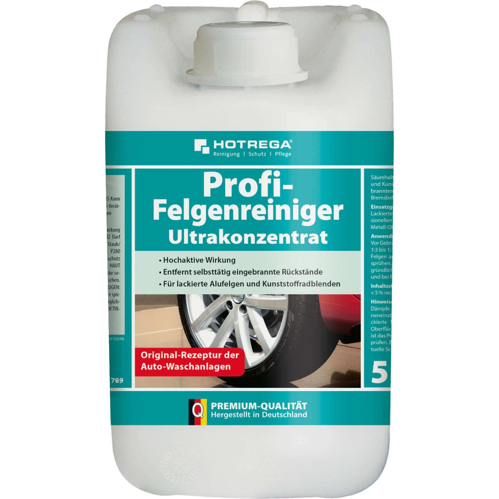 HOTREGA® Profi Felgenreiniger Alufelgenreiniger Felgenpflege 10L