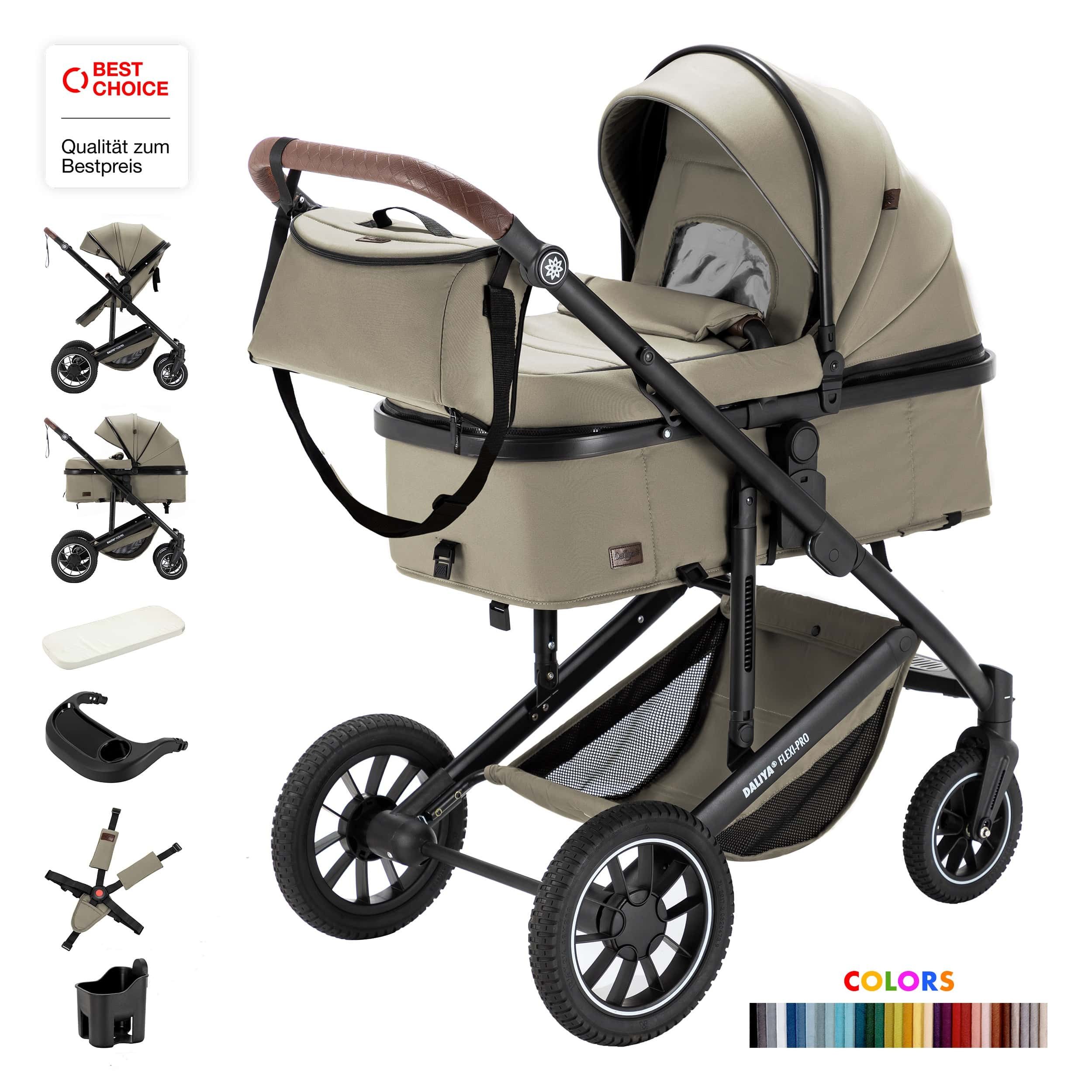 Daliya® Kombi-Kinderwagen FLEXI-PRO 2in1 Kinderwagen &
