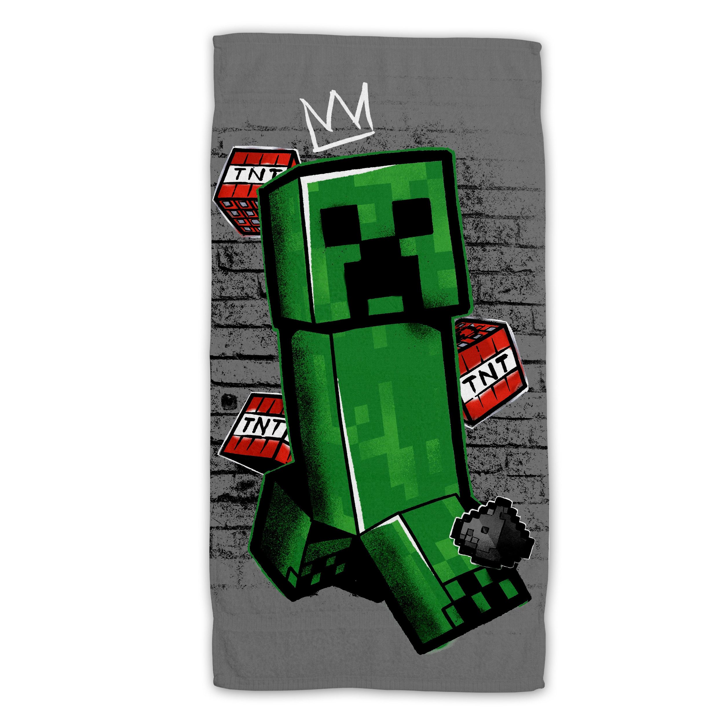 Minecraft Strandtuch Baumwolle Frottee Badetuch mit
