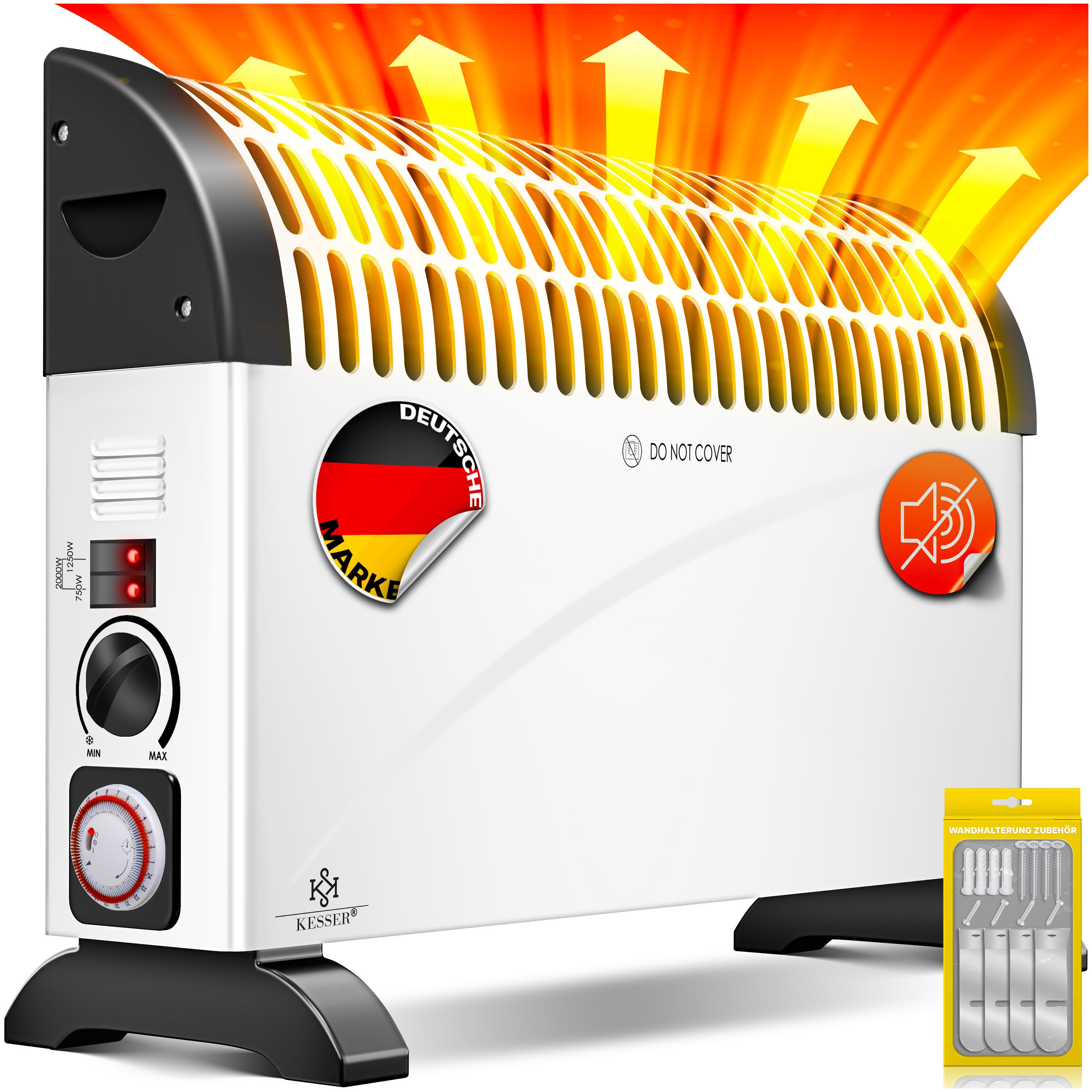 KESSER Konvektor, 2000 W, Konvektor 2000