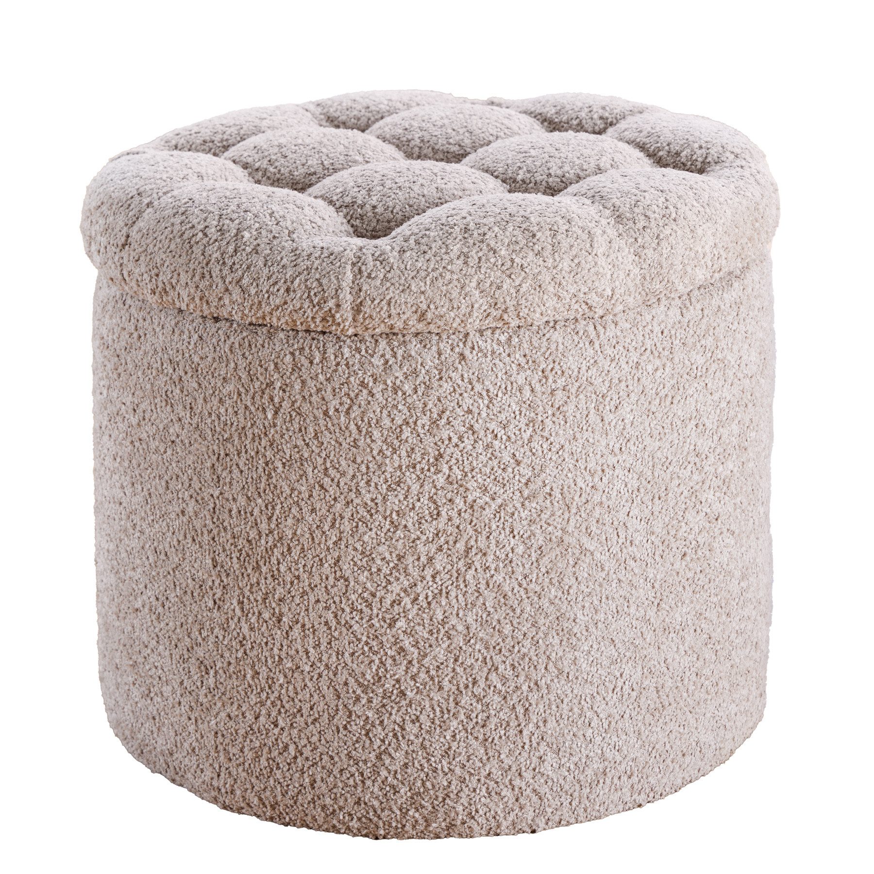 riess-ambiente Sitzhocker MODERN BAROCK 50cm champagner