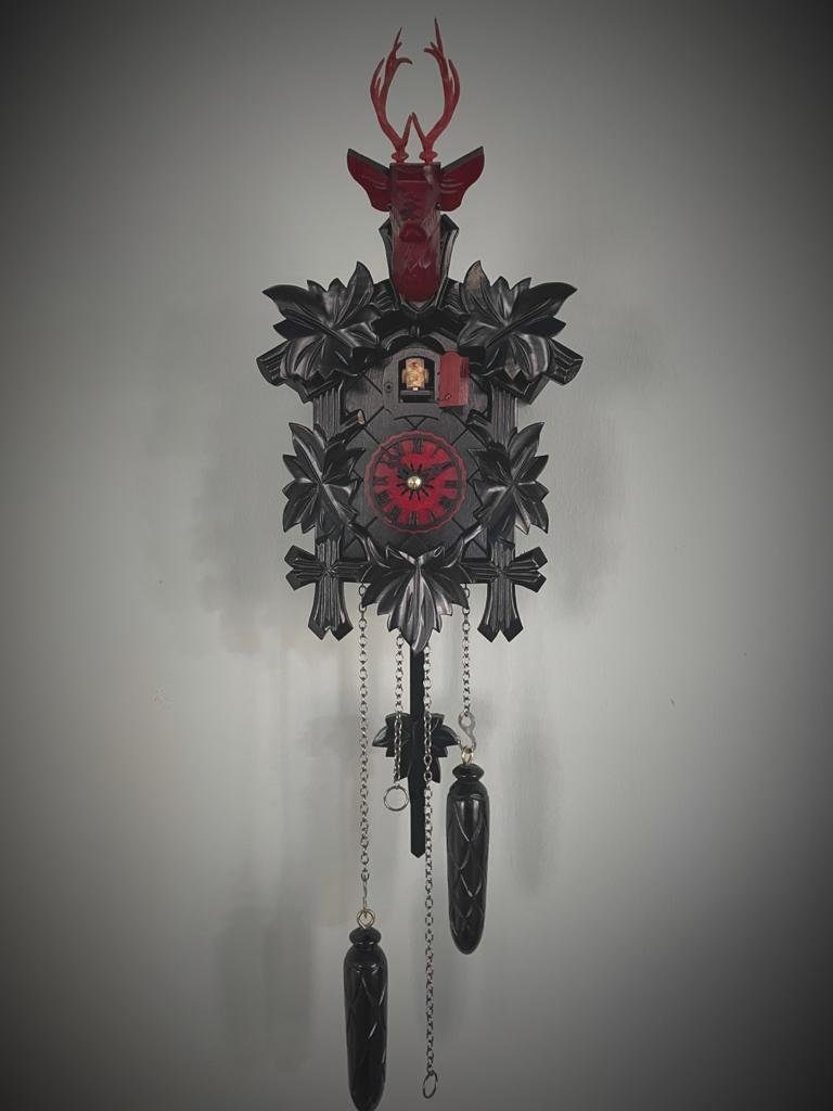 Clockvilla Hettich-Uhren Wanduhr Moderne Kuckucksuhr im