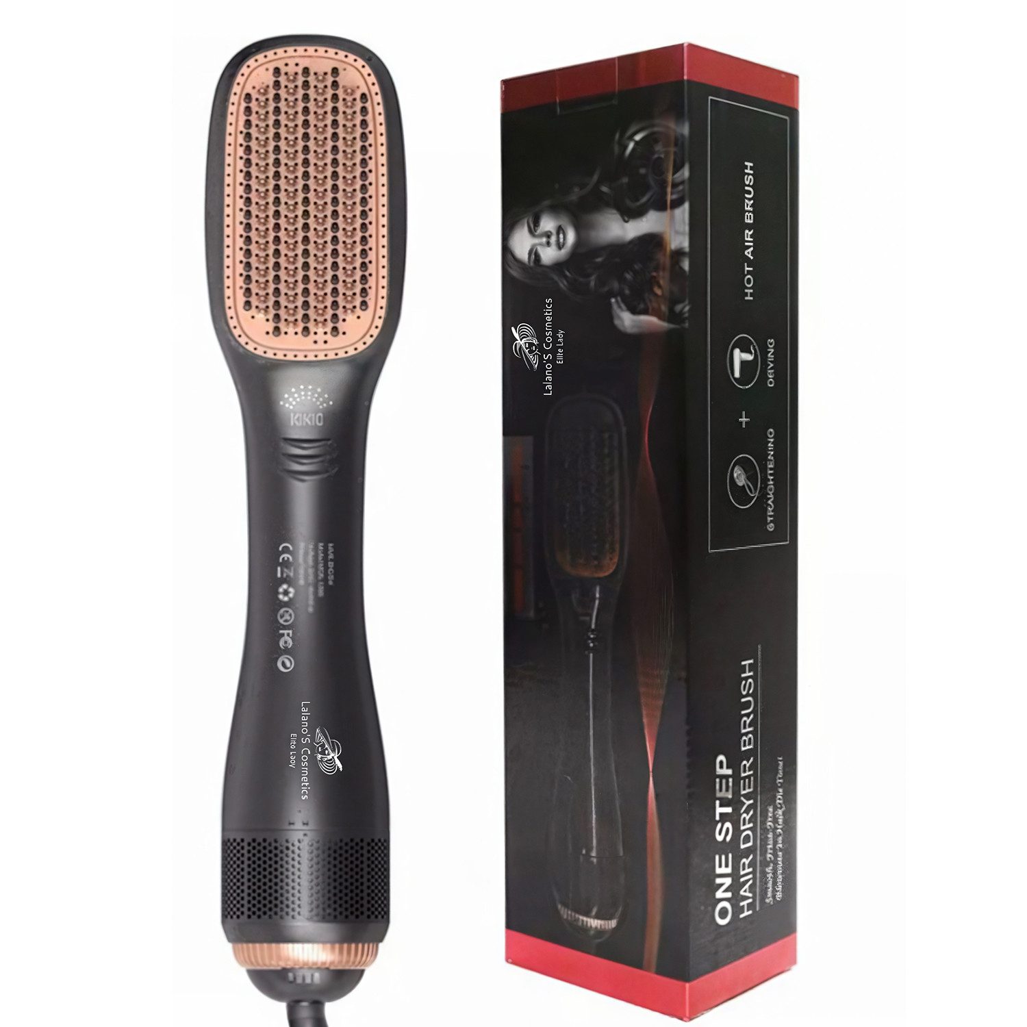 RWEUOQ Haarglättbürste 3-in-1 Haarglättungsbürste Glättbürste Haarglätter