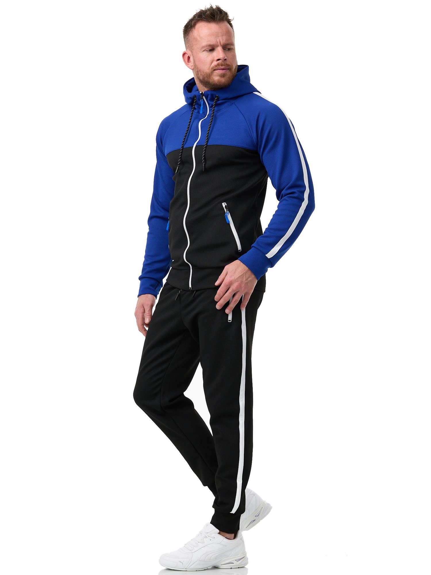 L.gonline Freizeitanzug Herren Jogginganzug Freizeitanzug Sportlich