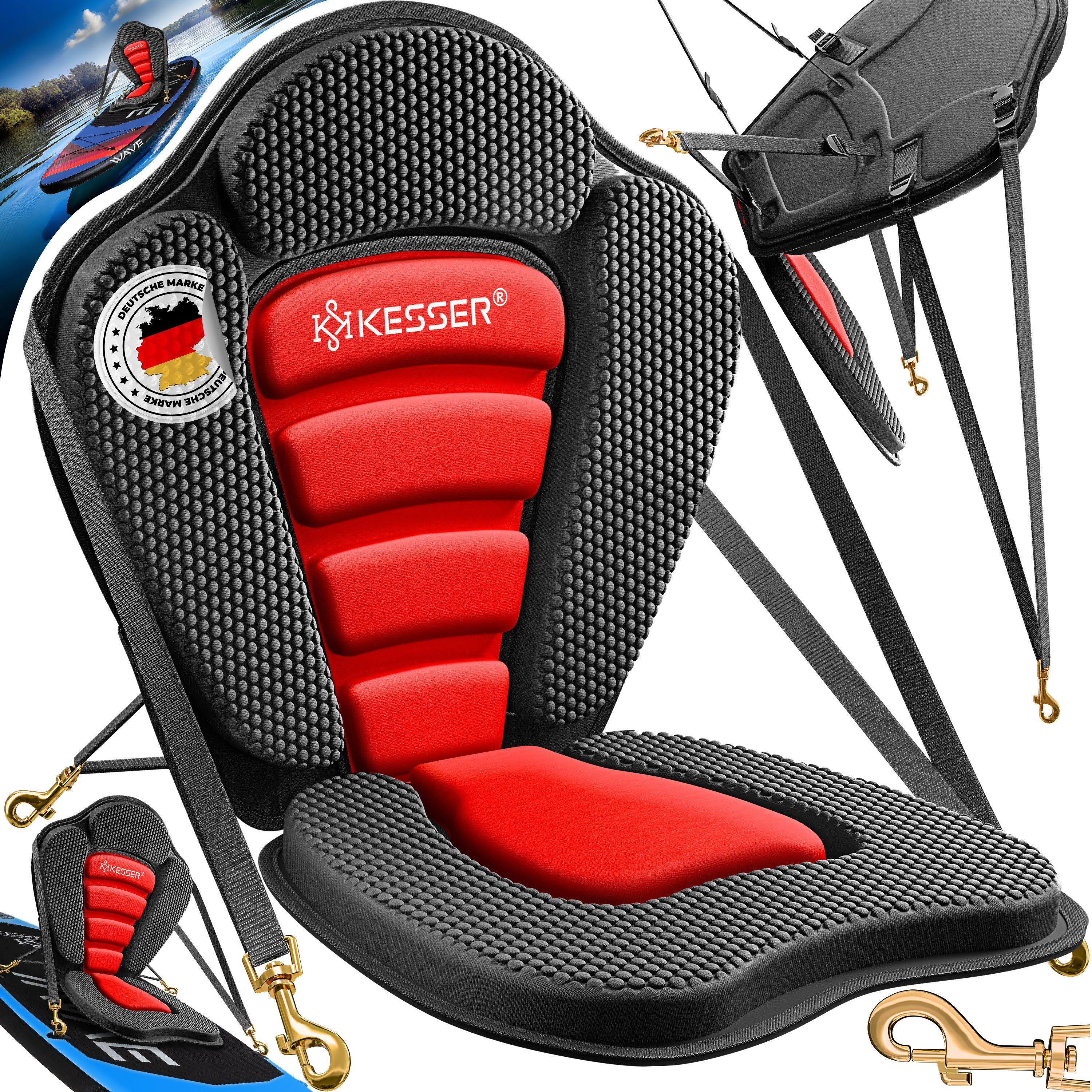 KESSER SUP-Rückenlehne, Kajak-Sitz für SUP Board