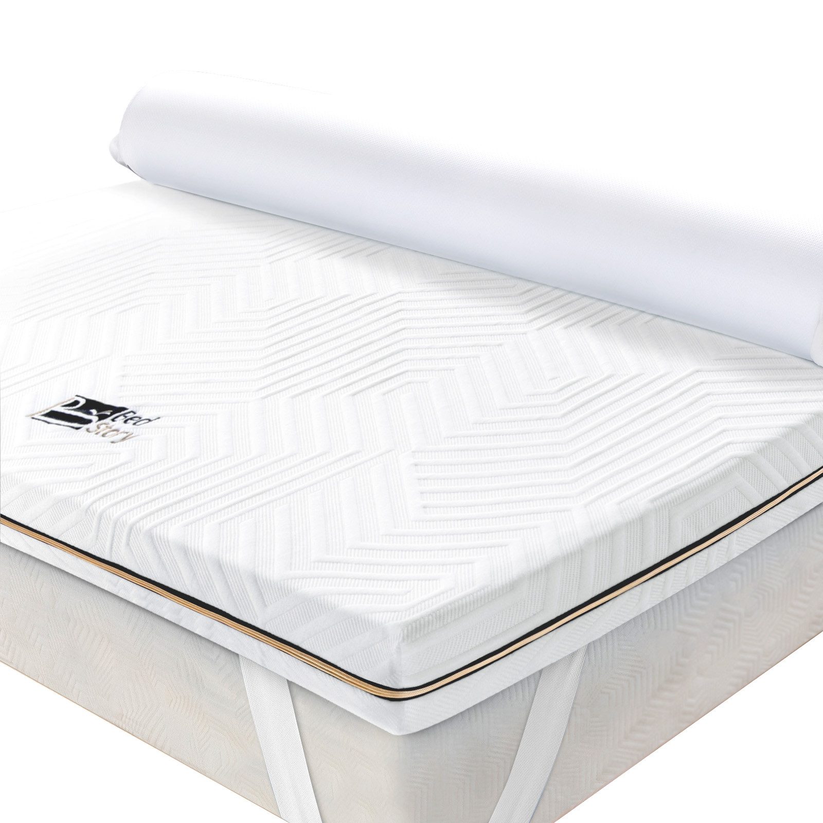 BedStory, Topper Matratzentopper 160x200cm, H3/H4, 7.5