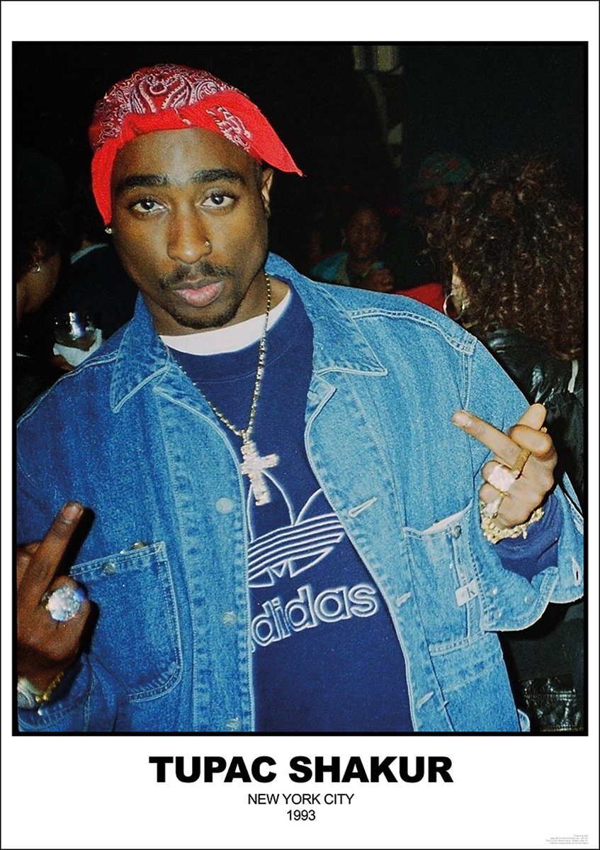 Close Up Poster Tupac Shakur Poster