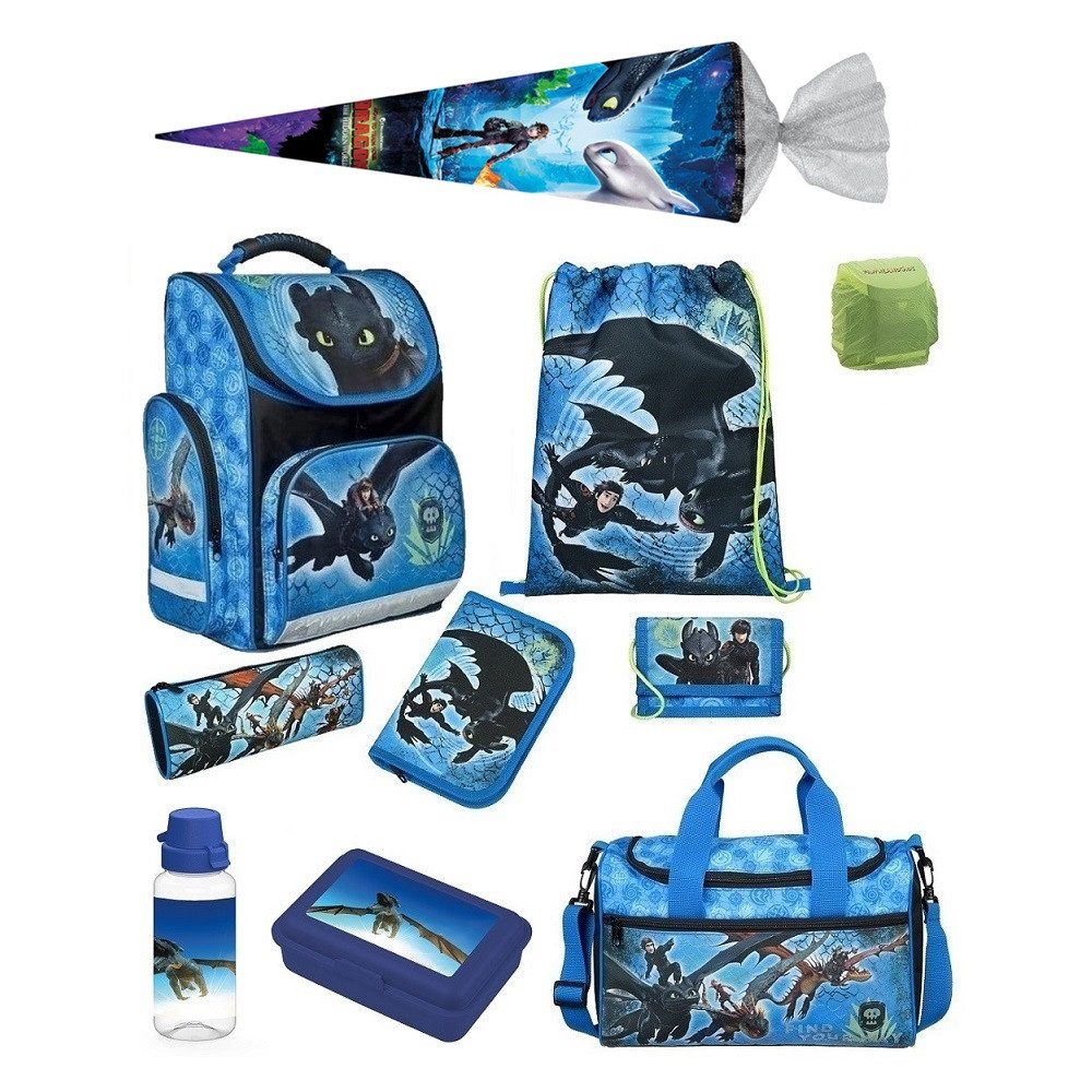 Familando Schulranzen Dragons Schultasche 1. bis