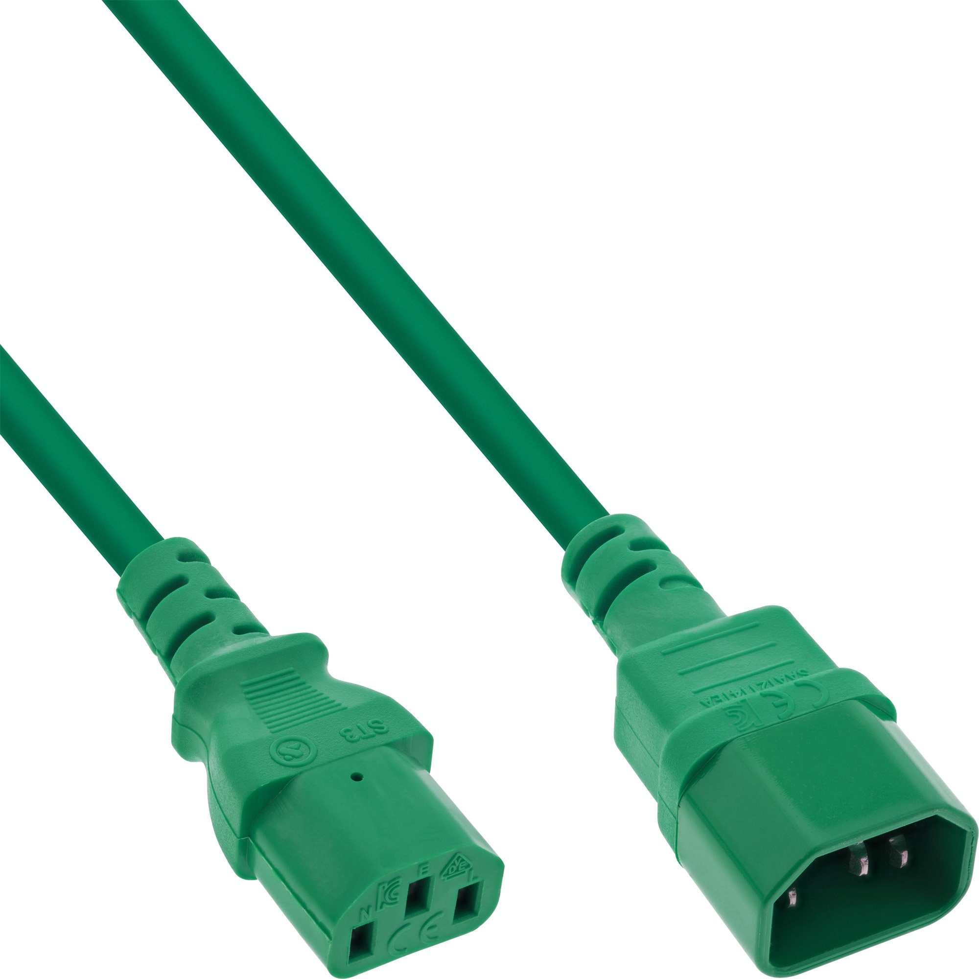 Inline InLine® Kaltgeräteverlängerung, C13 auf C14,