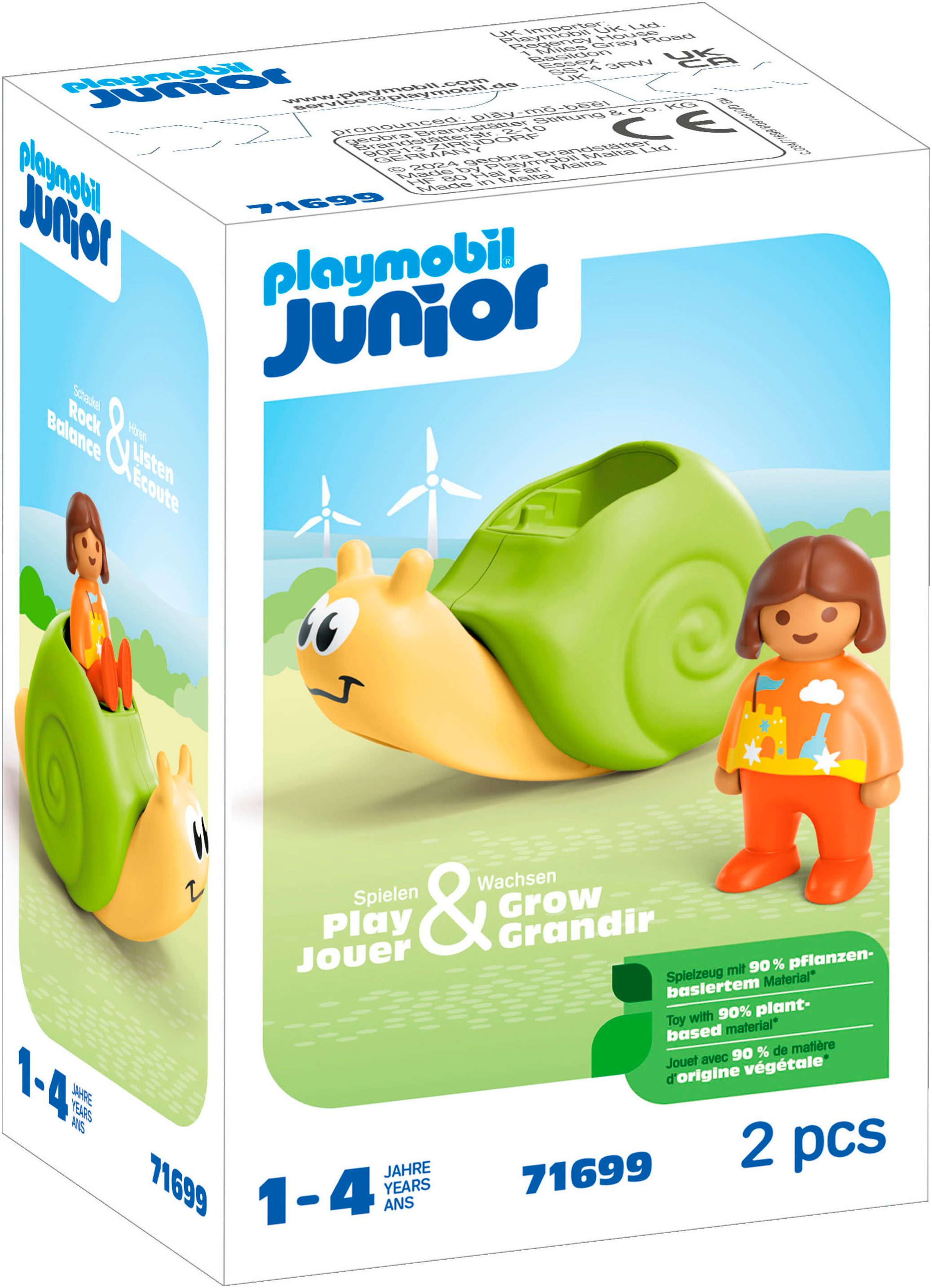 Playmobil® Schaukelschnecke mit Rasselfunktion (71699), JUNIOR