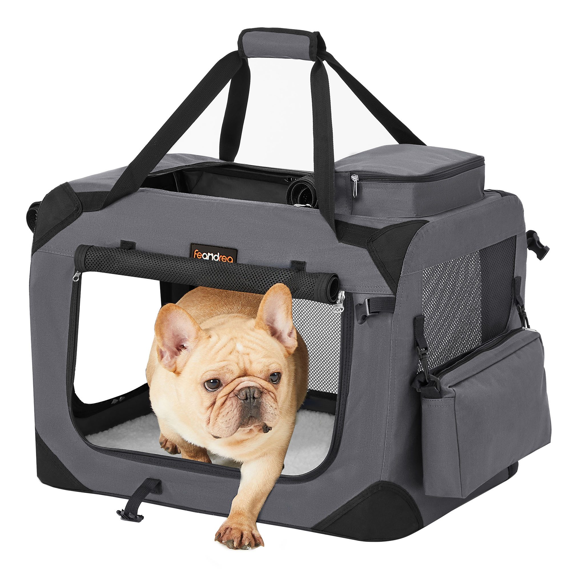 FEANDREA Tiertransporttasche bis 11,00 kg, Hundebox