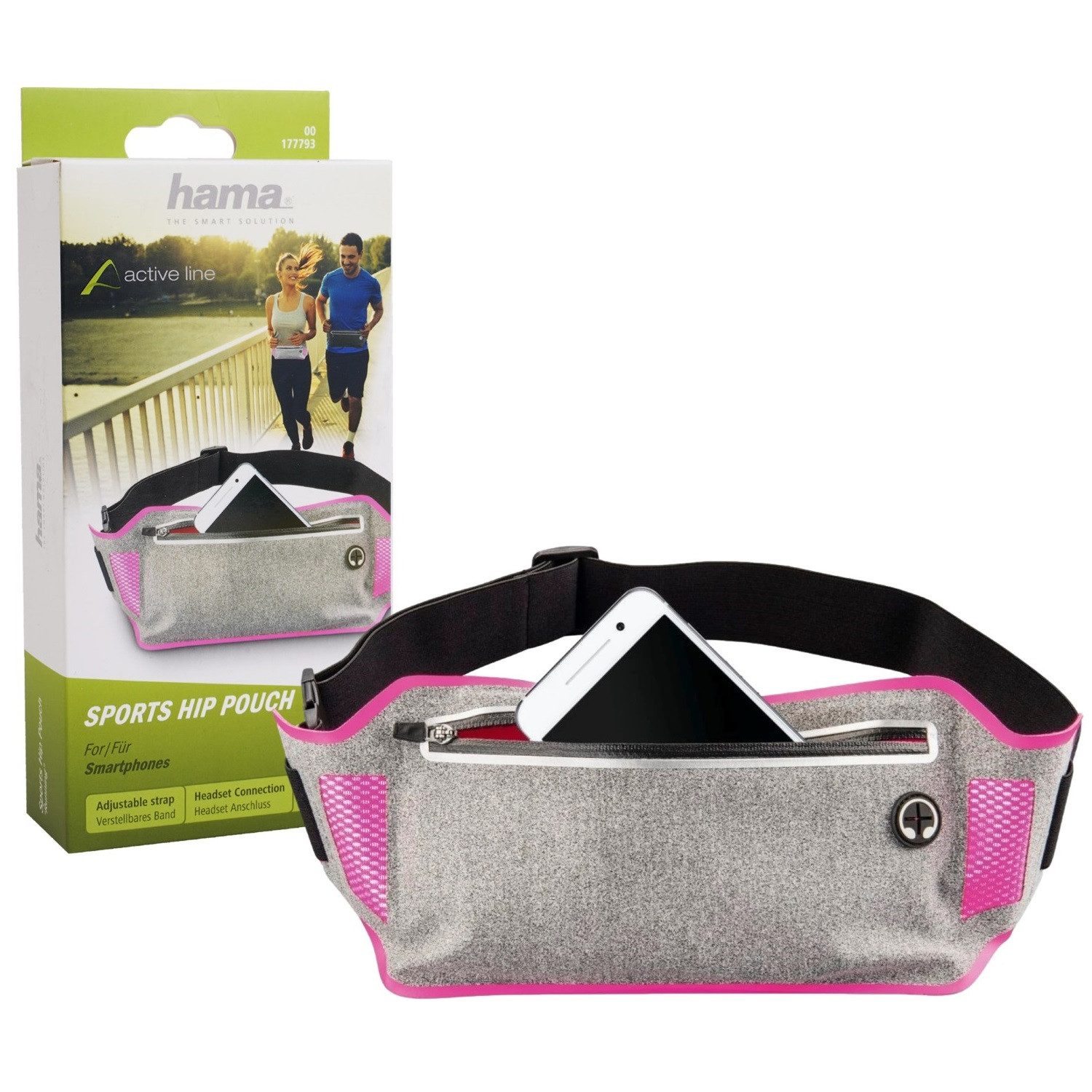 Hama Handyhülle Sport Hüfttasche Gürteltasche Bauchtasche