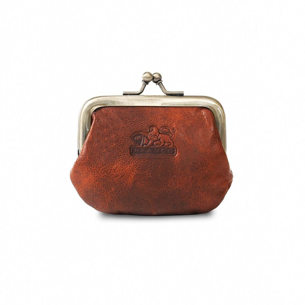BRANCO Mini Geldbörse Retro Geldbeutel, Bügelbörse,