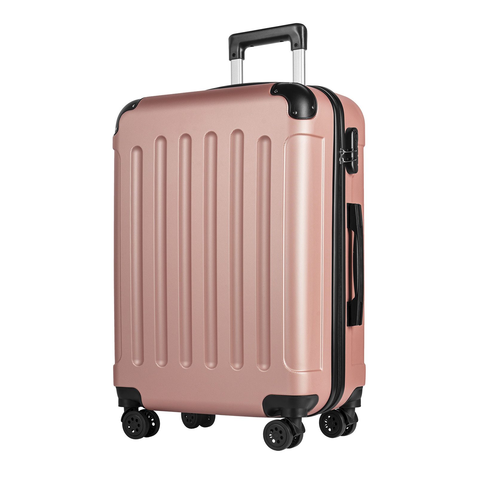 yonsly Hartschalen-Trolley Rollkoffer Trolley Reisekoffer Handgepäck